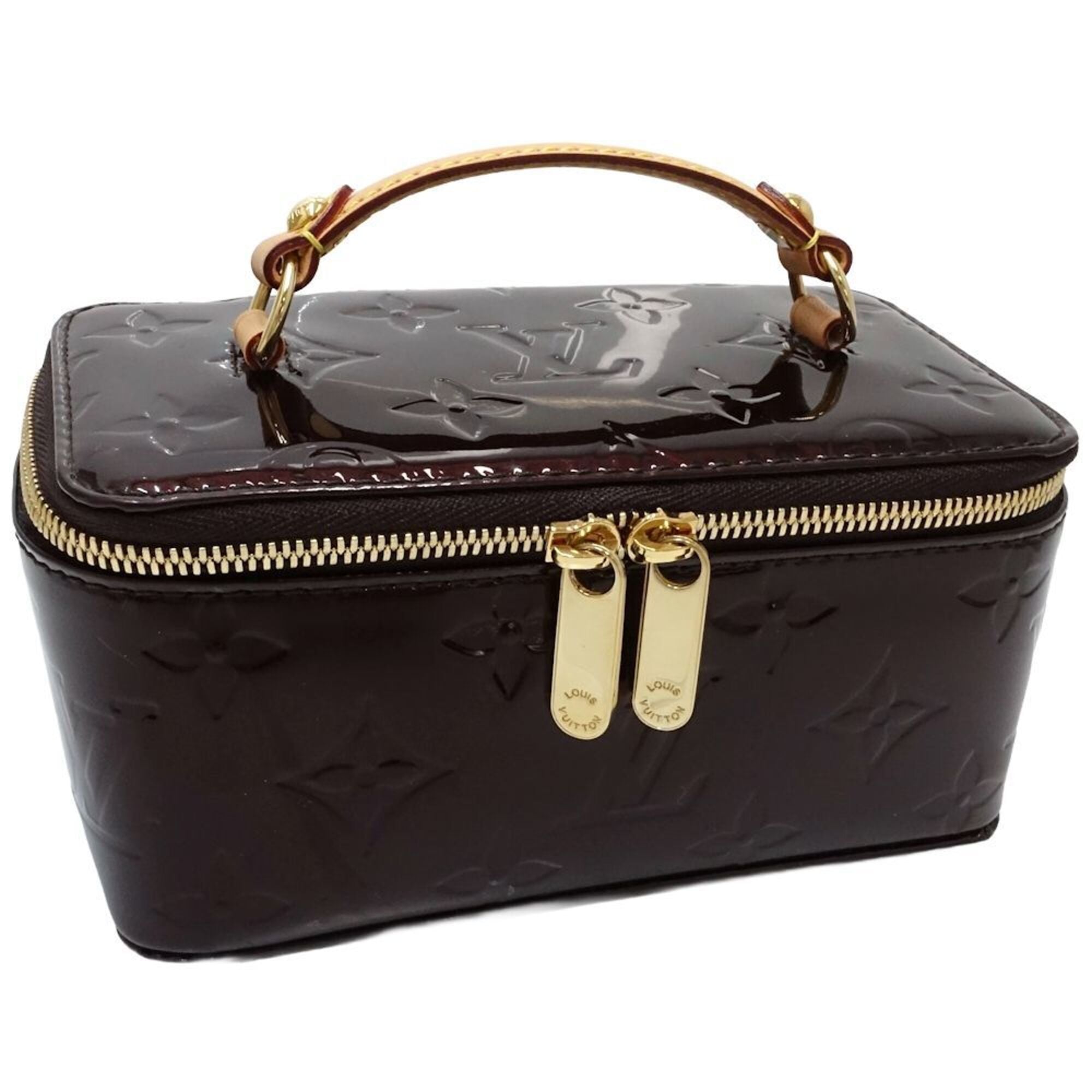 Louis Vuitton Amarante Monogram Vernis Pouch (Pre-Owned)
