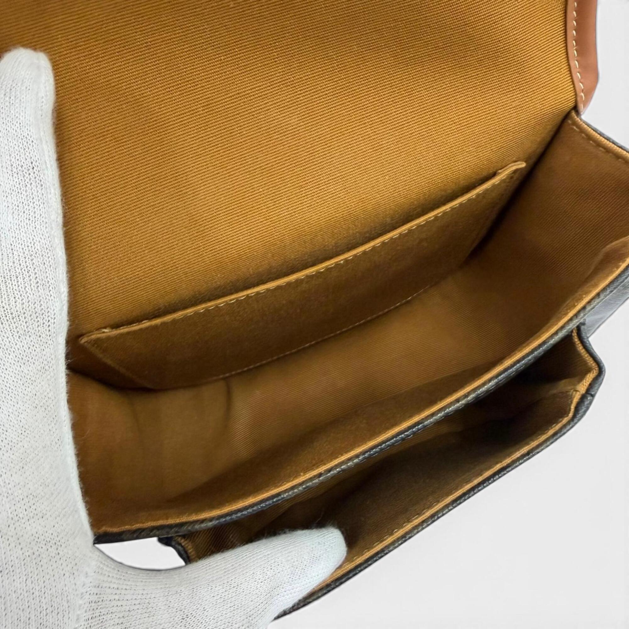 Celine Canvas Shoulder Bag (Pre-Owned)