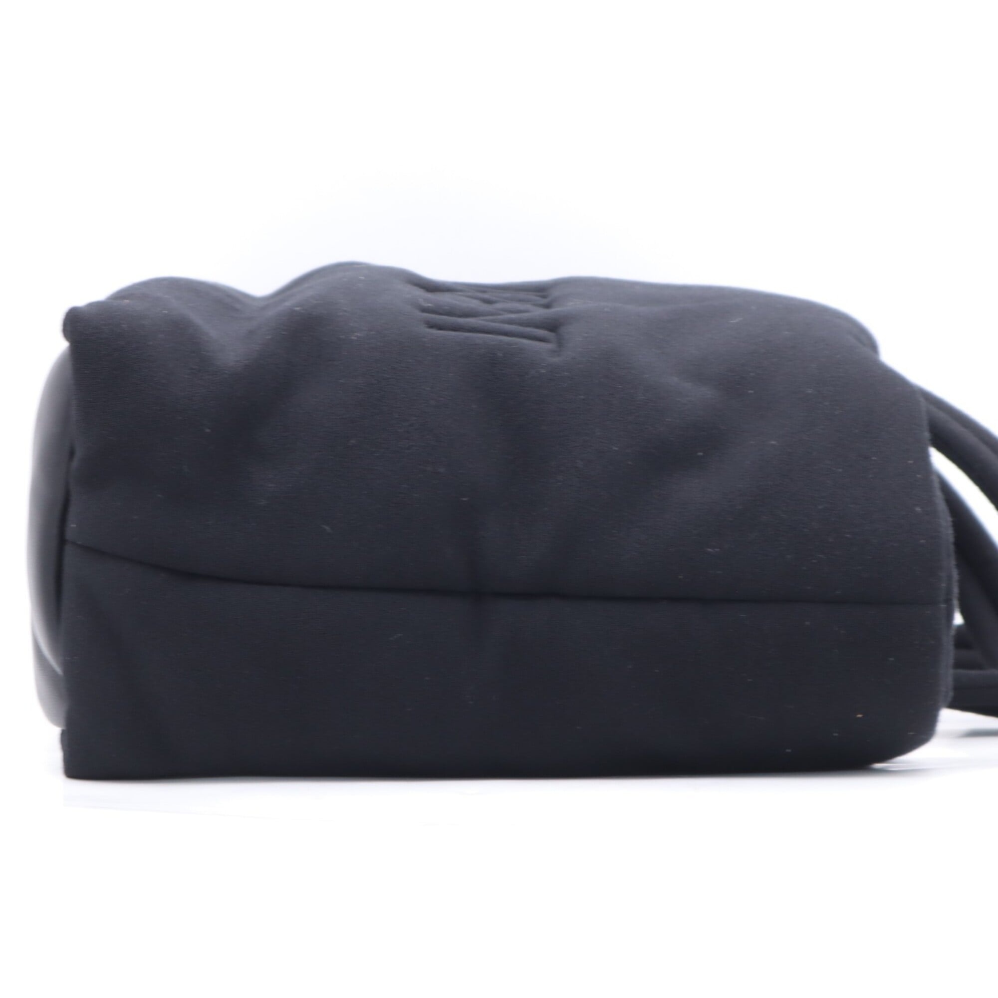 Yves Saint Laurent Black Cotton Handbag Tote Bag (Pre-Owned)