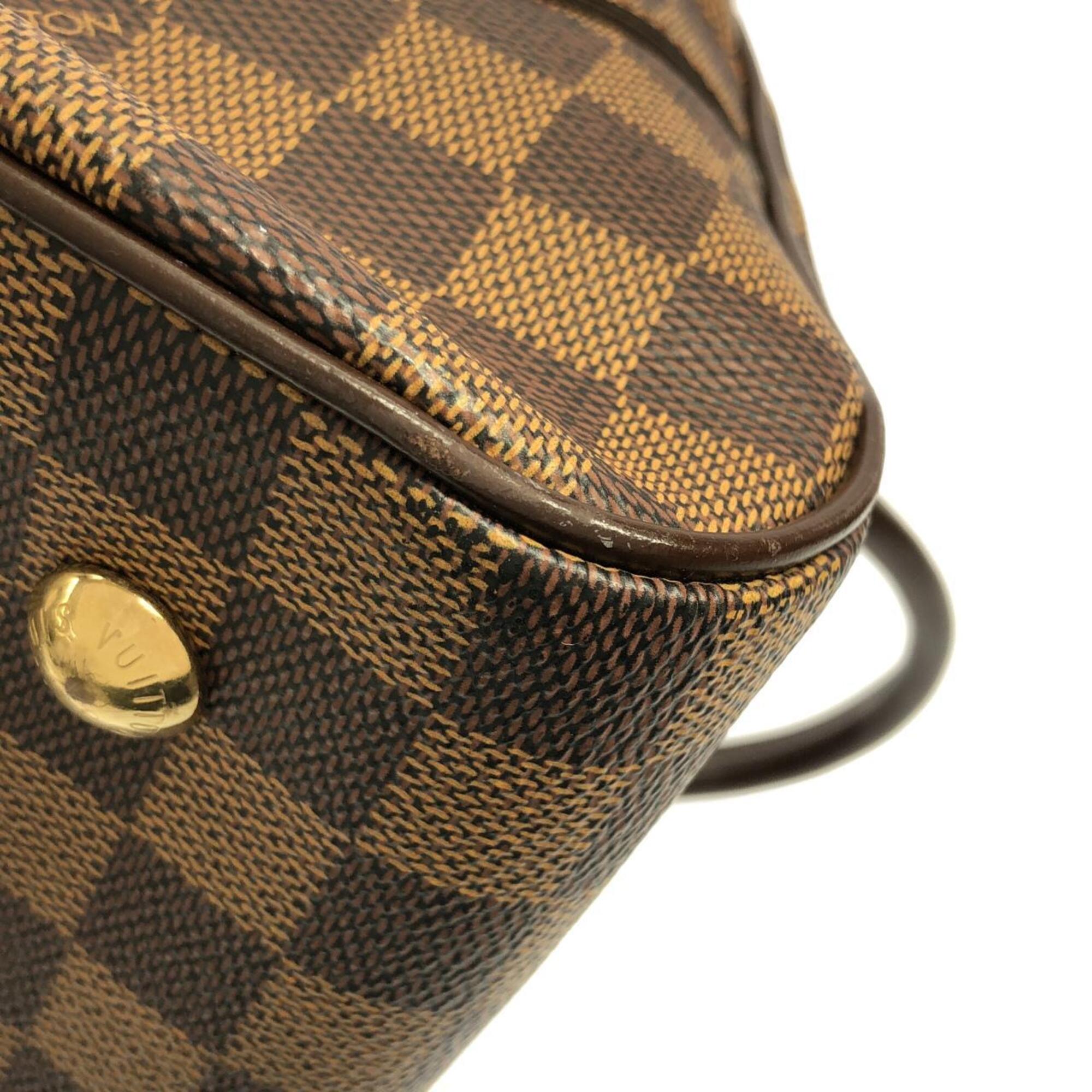 Louis Vuitton Brown Coated Canvas Handbag (Pre-Owned)