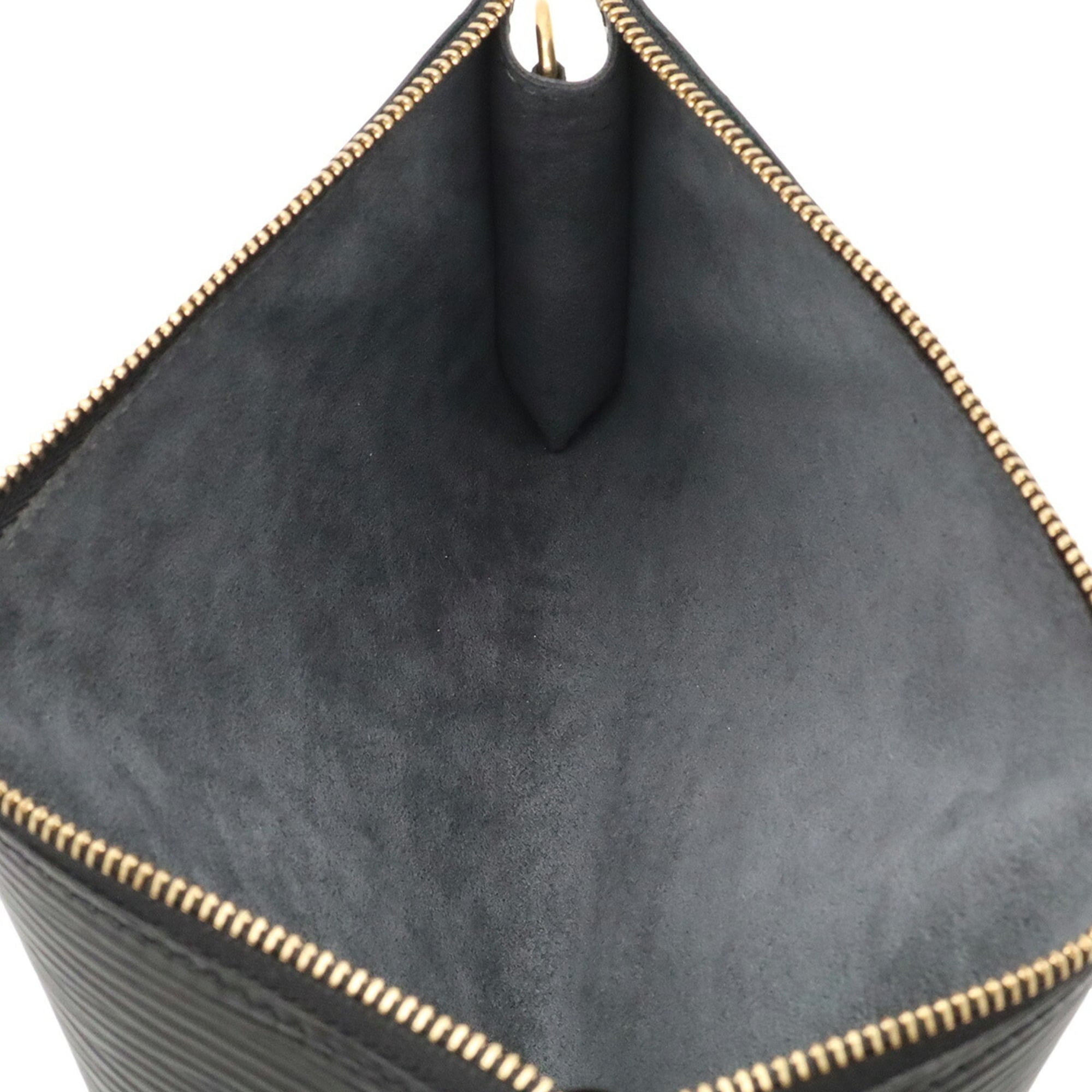 Louis Vuitton Black Galle Noir Epi Leather Handbag Pochette Pouch (Pre-Owned)
