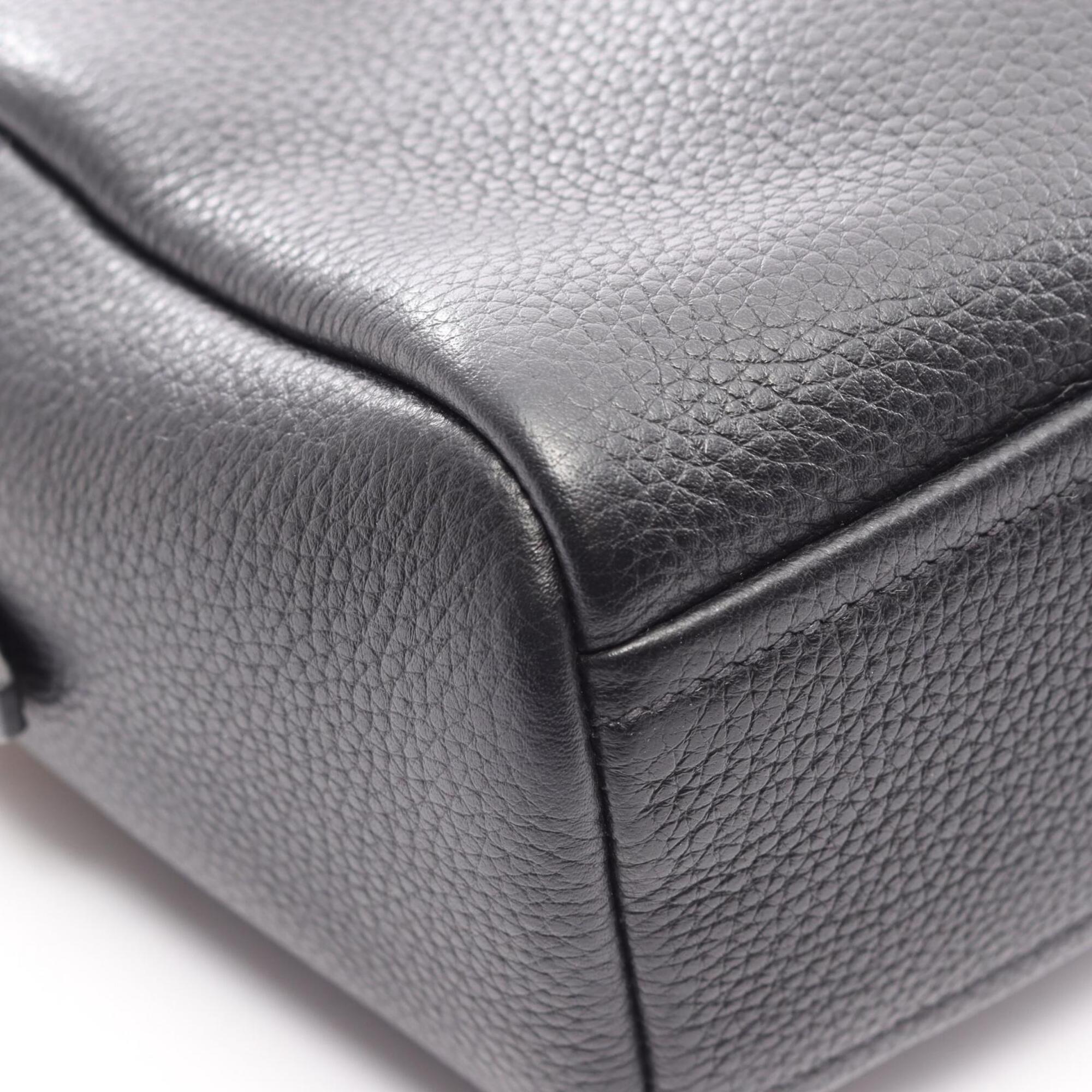 Prada Black Leather Handbag (Pre-Owned)