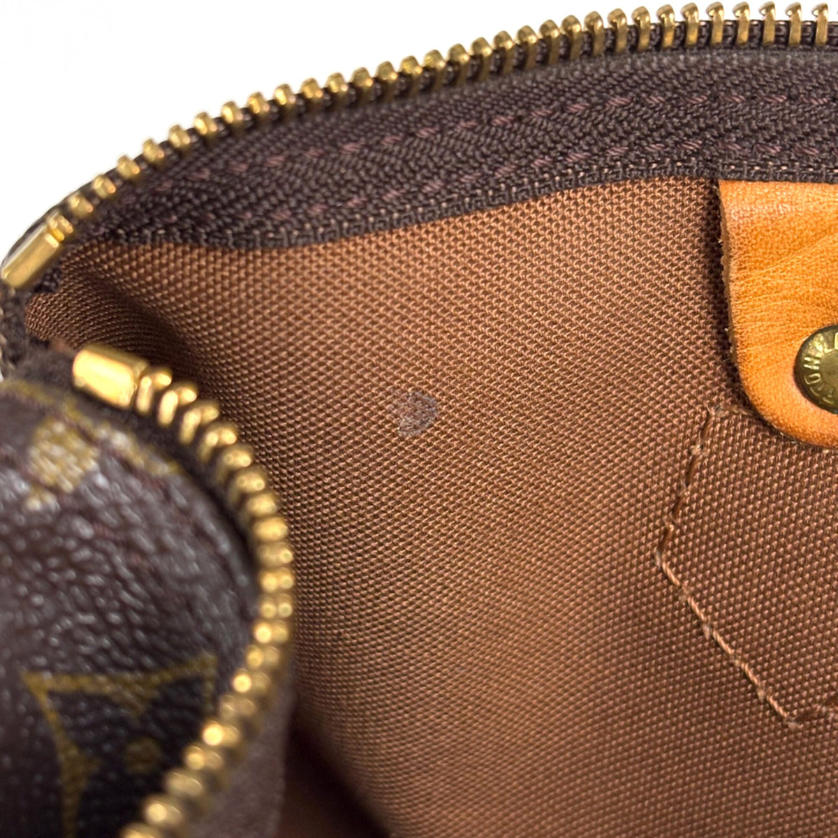 Louis Vuitton Brown Monogram Boston Bag Handbag (Pre-Owned)