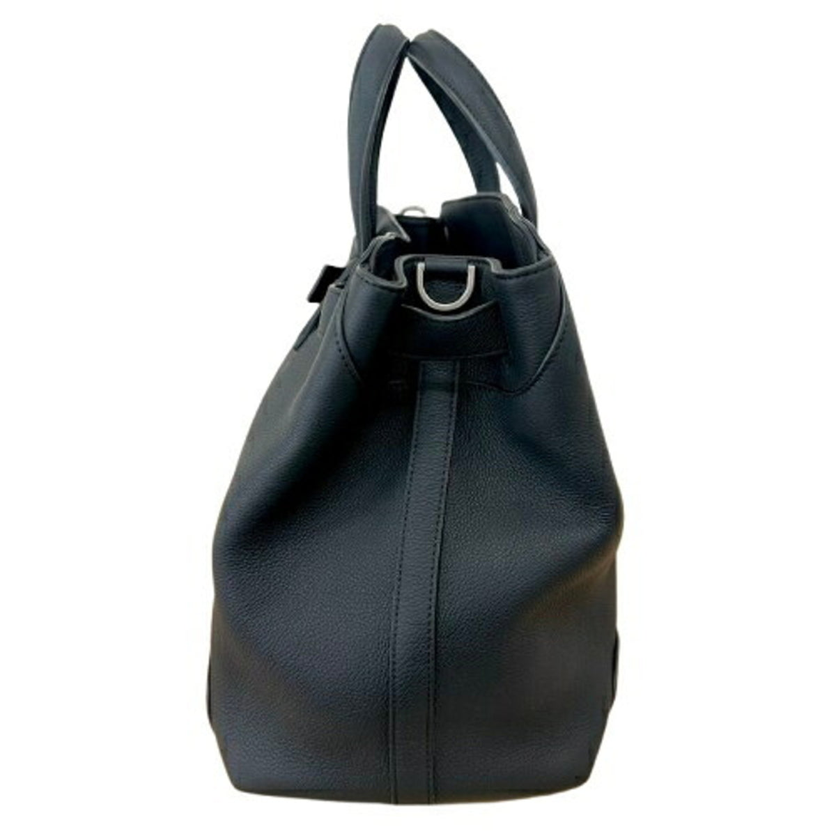 Christian Dior Black Leather Tote Bag (Pre-Owned)