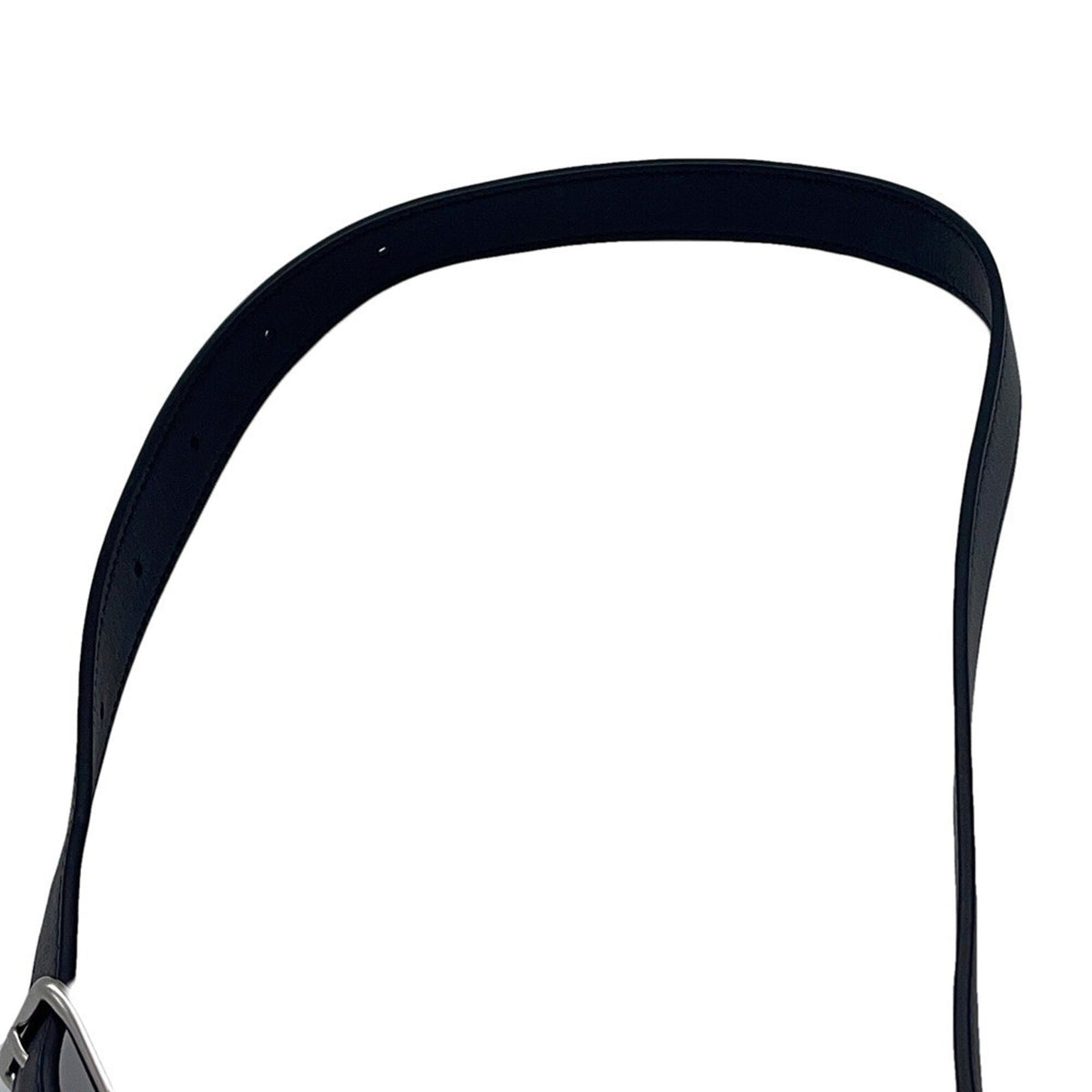 Celine Black Leather Messenger Bag Shoulder Bag (Pre-Owned)