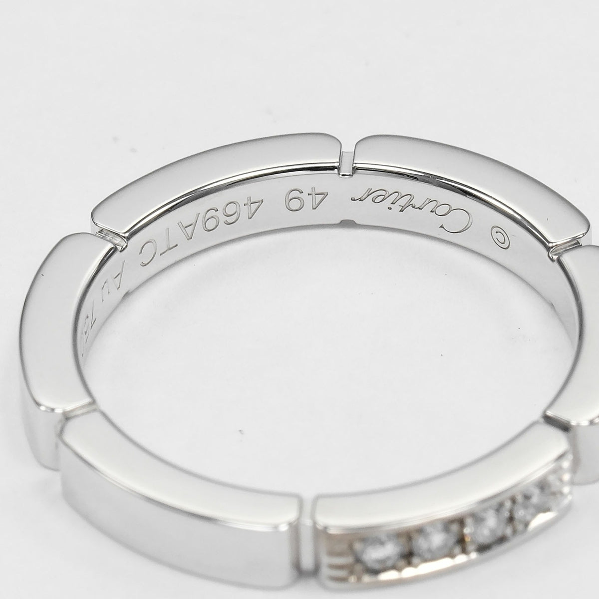 Cartier White Gold (18K) Band Ring (Pre-Owned)