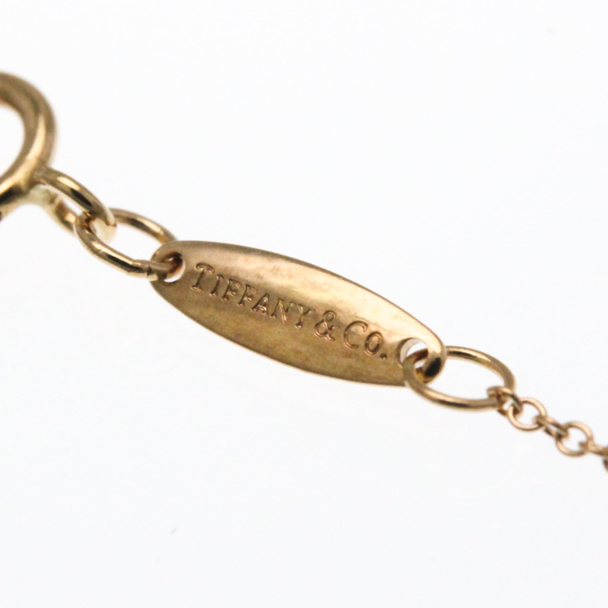 Tiffany & Co. Elsa Peretti Open Heart Pendant Necklace 18K Rose Gold Gold Pink_Gold Necklace Jewelry (Pre-Owned)