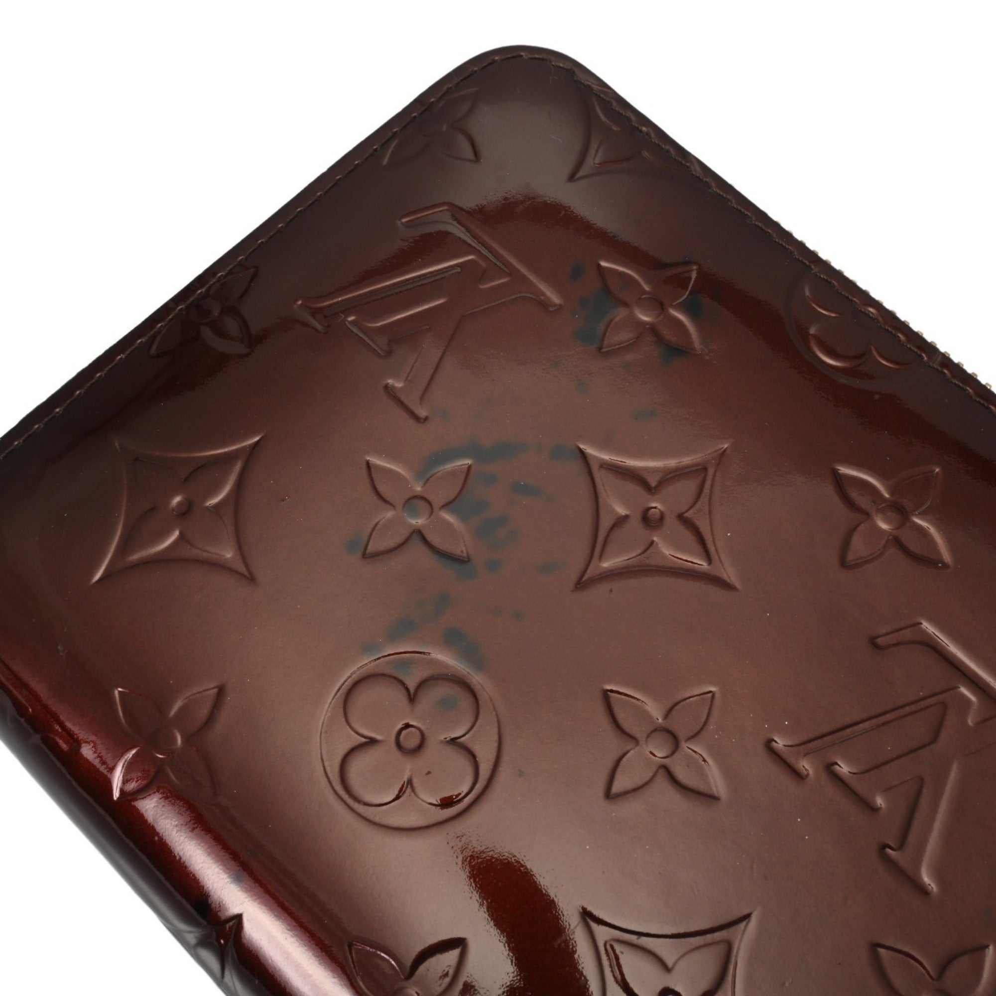 Louis Vuitton Monogram Vernis Amarante Monogram Vernis Long Wallet (Bi-Fold) (Pre-Owned)