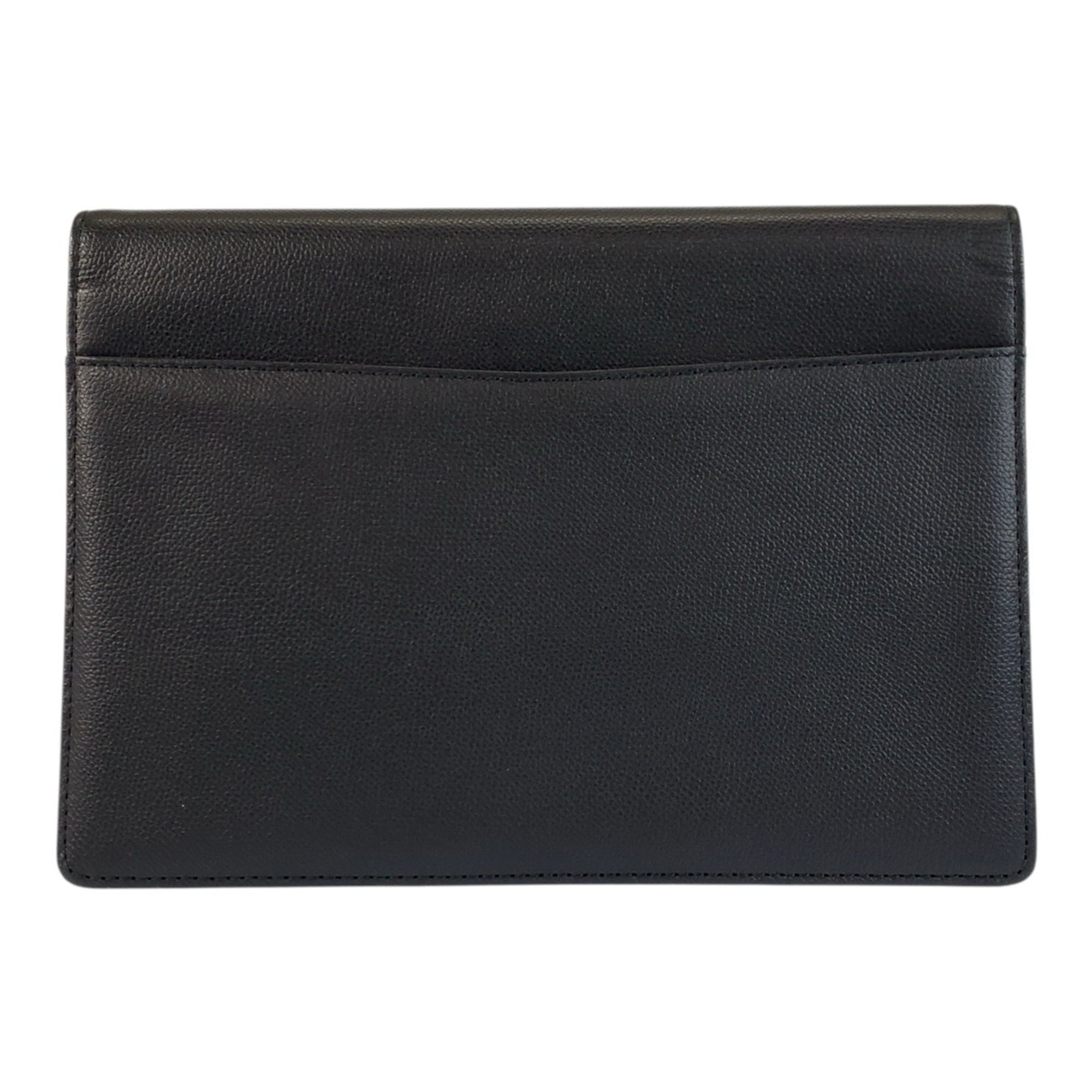 Yves Saint Laurent Black Leather Clutch Bag (Pre-Owned)