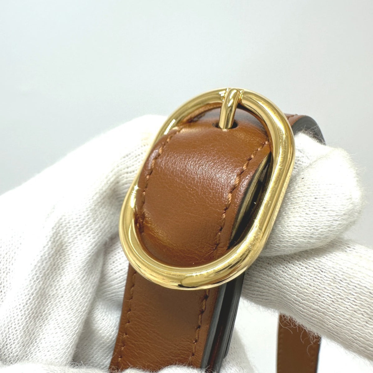Gucci Brown Leather Shoulder Bag (Pre-Owned)
