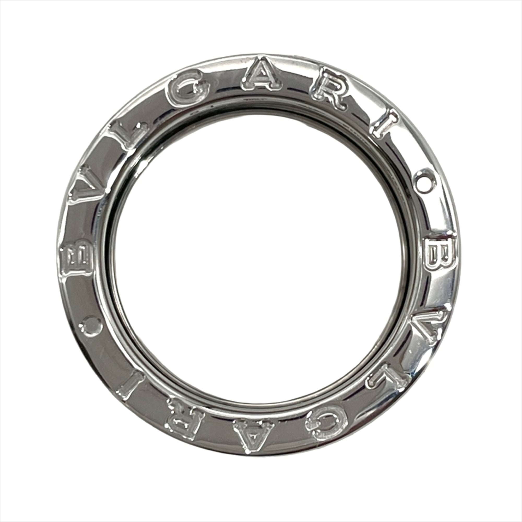 Bvlgari White White Gold Band Ring (Pre-Owned)