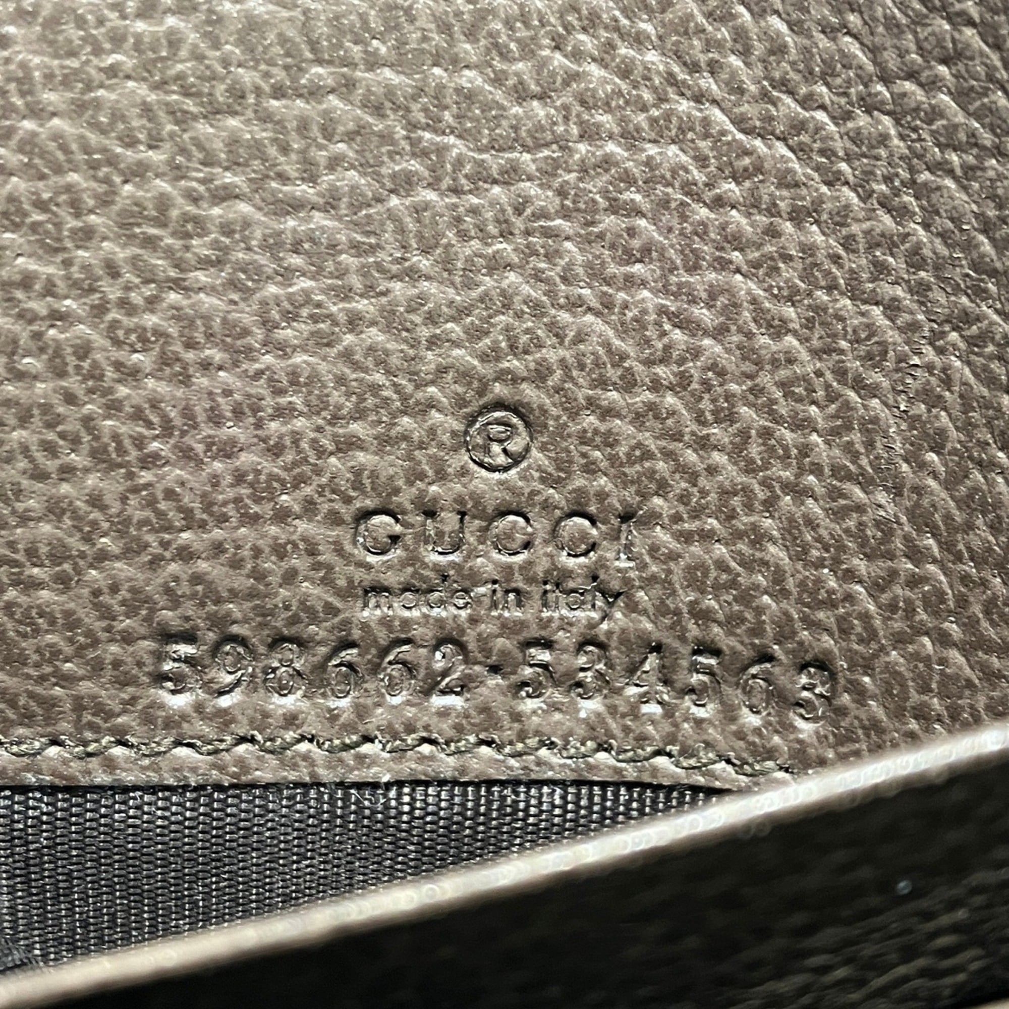 Gucci Brown Pvc Leather Wallet (Bi-Fold) (Pre-Owned)