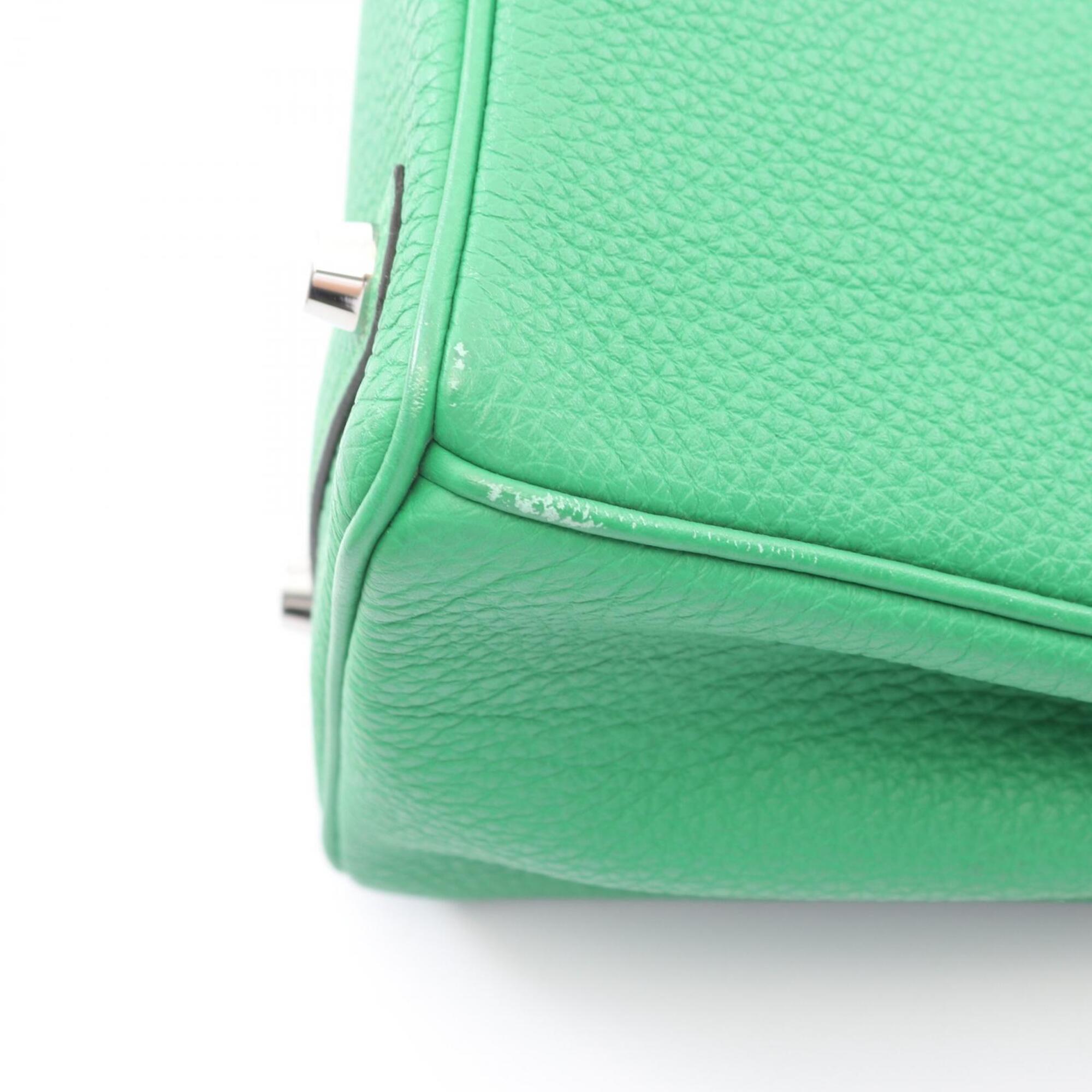 Hermes Green Togo Leather Handbag (Pre-Owned)