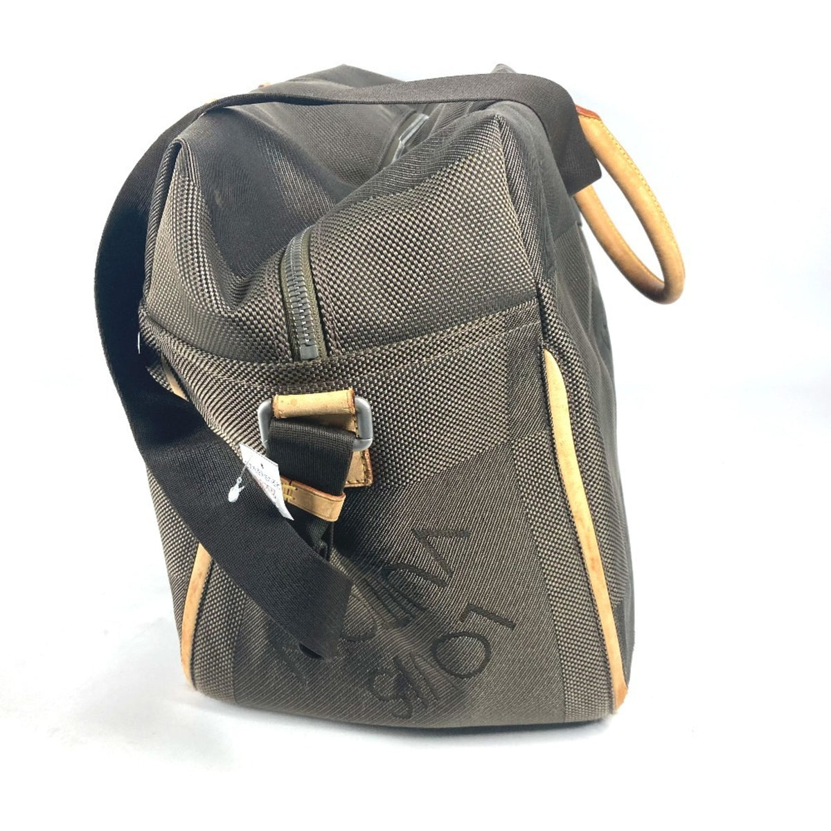Louis Vuitton Khaki Canvas Boston Bag (Pre-Owned)