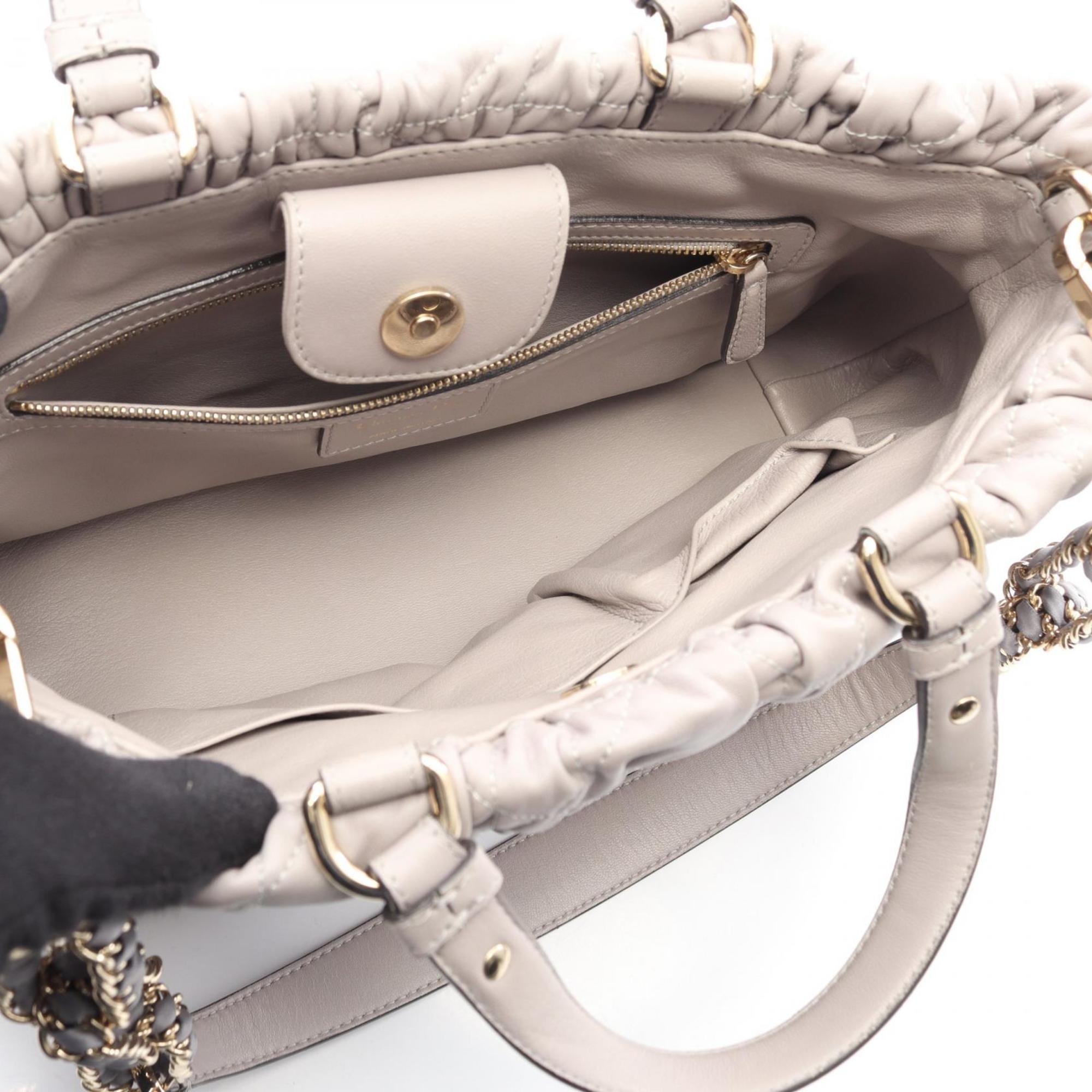 Christian Dior Purple Leather Handbag (Pre-Owned)
