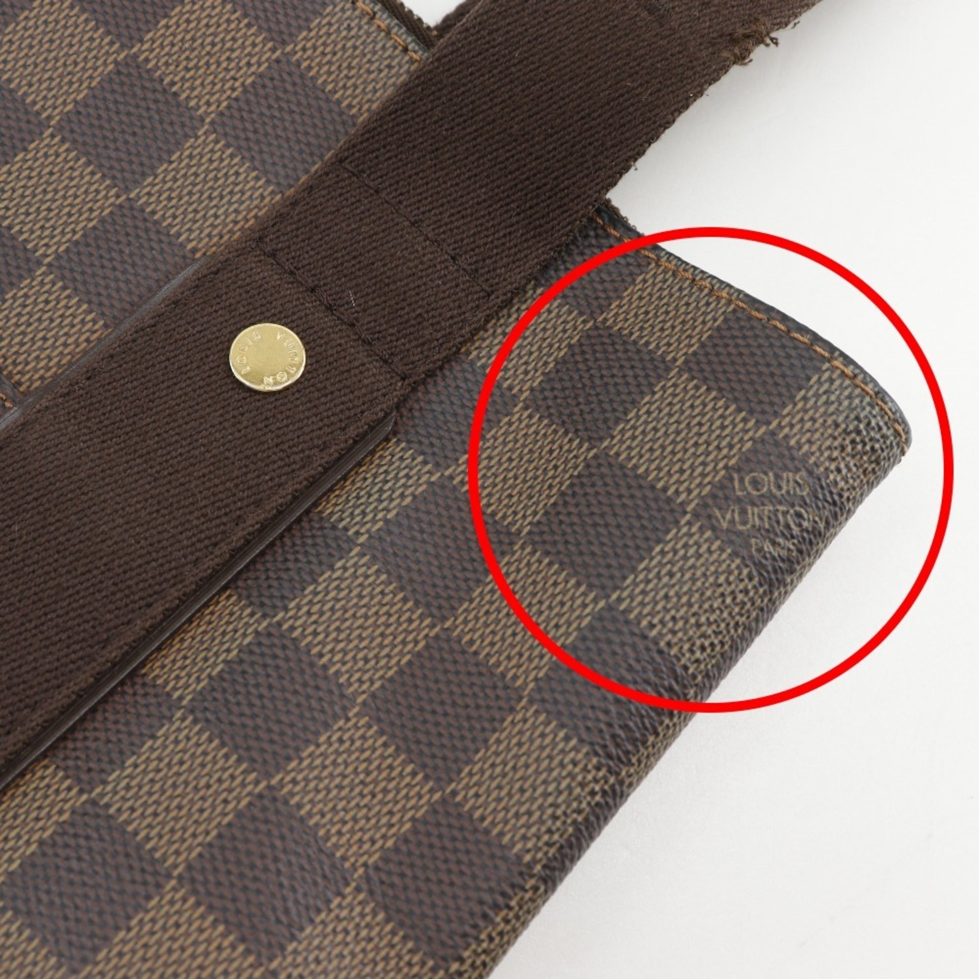 Louis Vuitton Brown Damier Canvas Tote Bag (Pre-Owned)