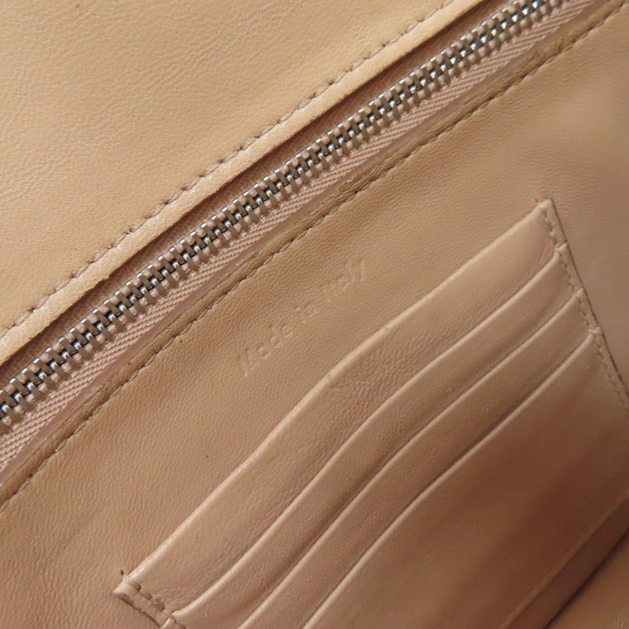 Celine Beige Leather Shoulder Bag (Pre-Owned)