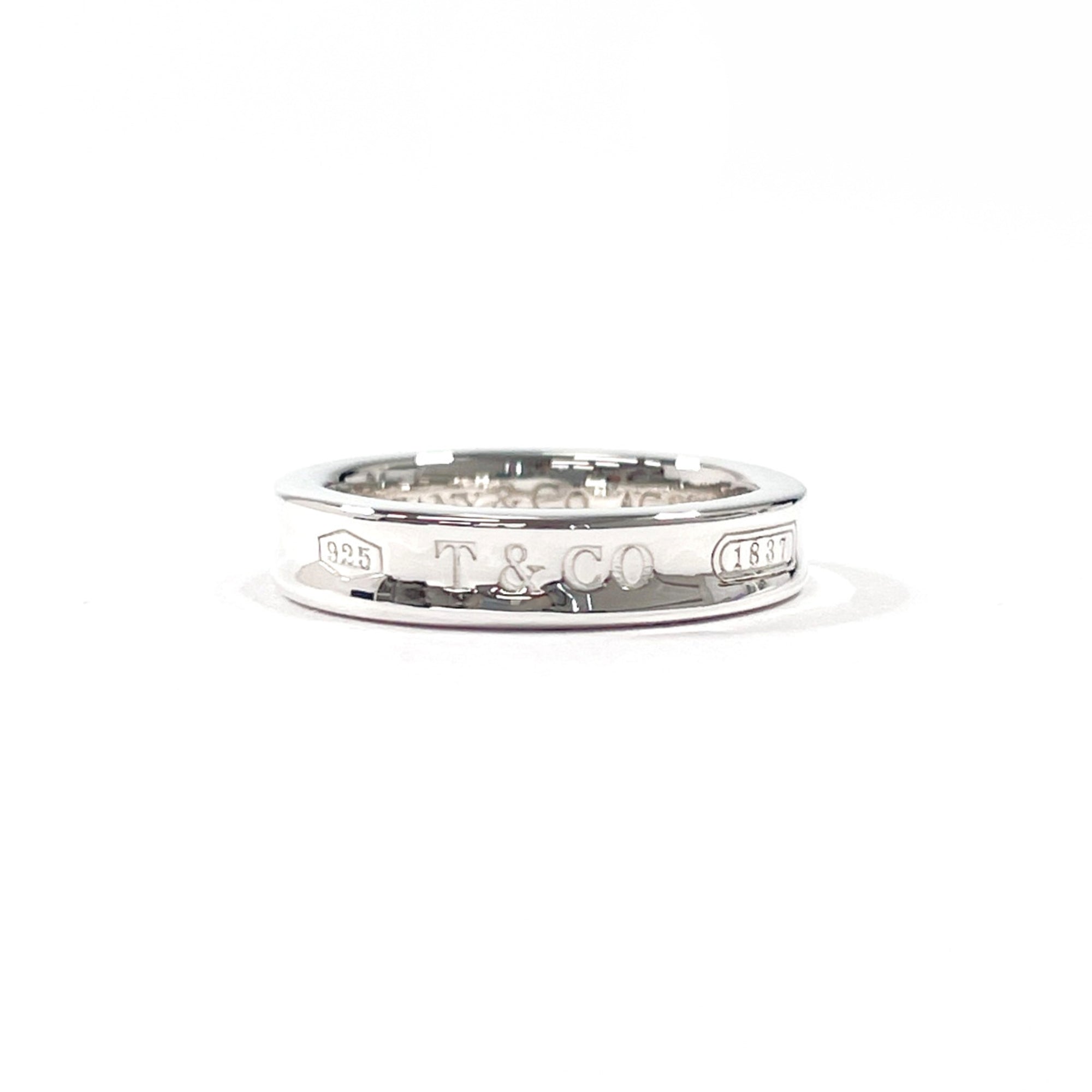 Tiffany Silver Silver 925 Band Ring (Pre-Owned)