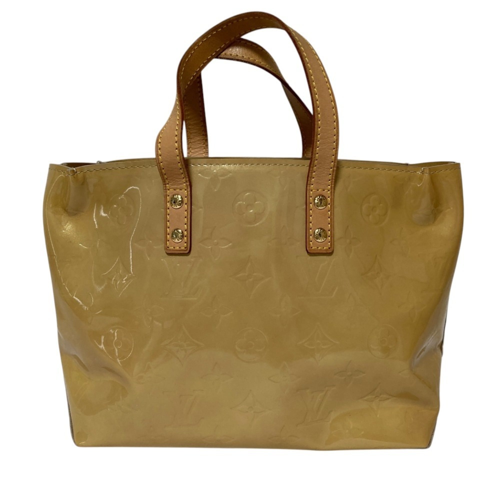 Louis Vuitton Beige Monogram Monogram Vernis Handbag (Pre-Owned)