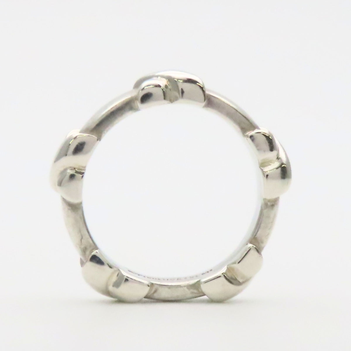Tiffany Silver Silver 925 Band Ring (Pre-Owned)