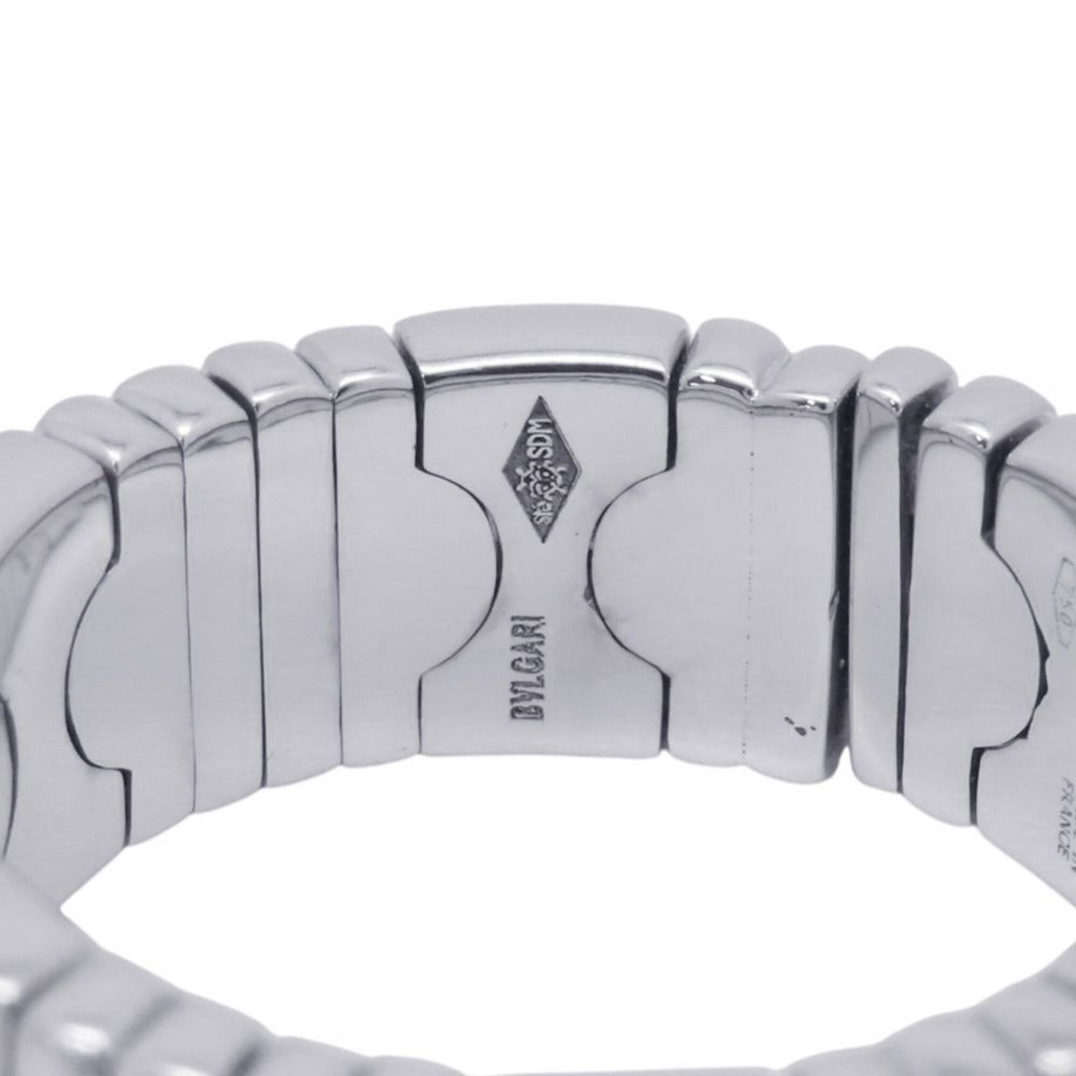 Bvlgari White Gold (18K) Band Ring (Pre-Owned)