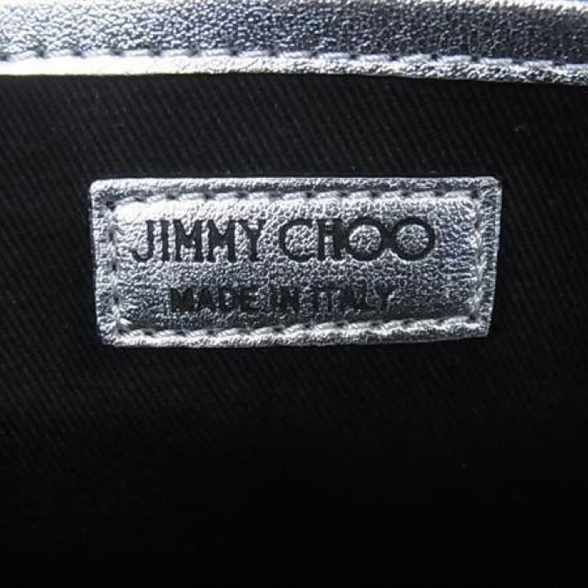Jimmy Choo Silver Leather Shoulder Bag (Pre-Owned)