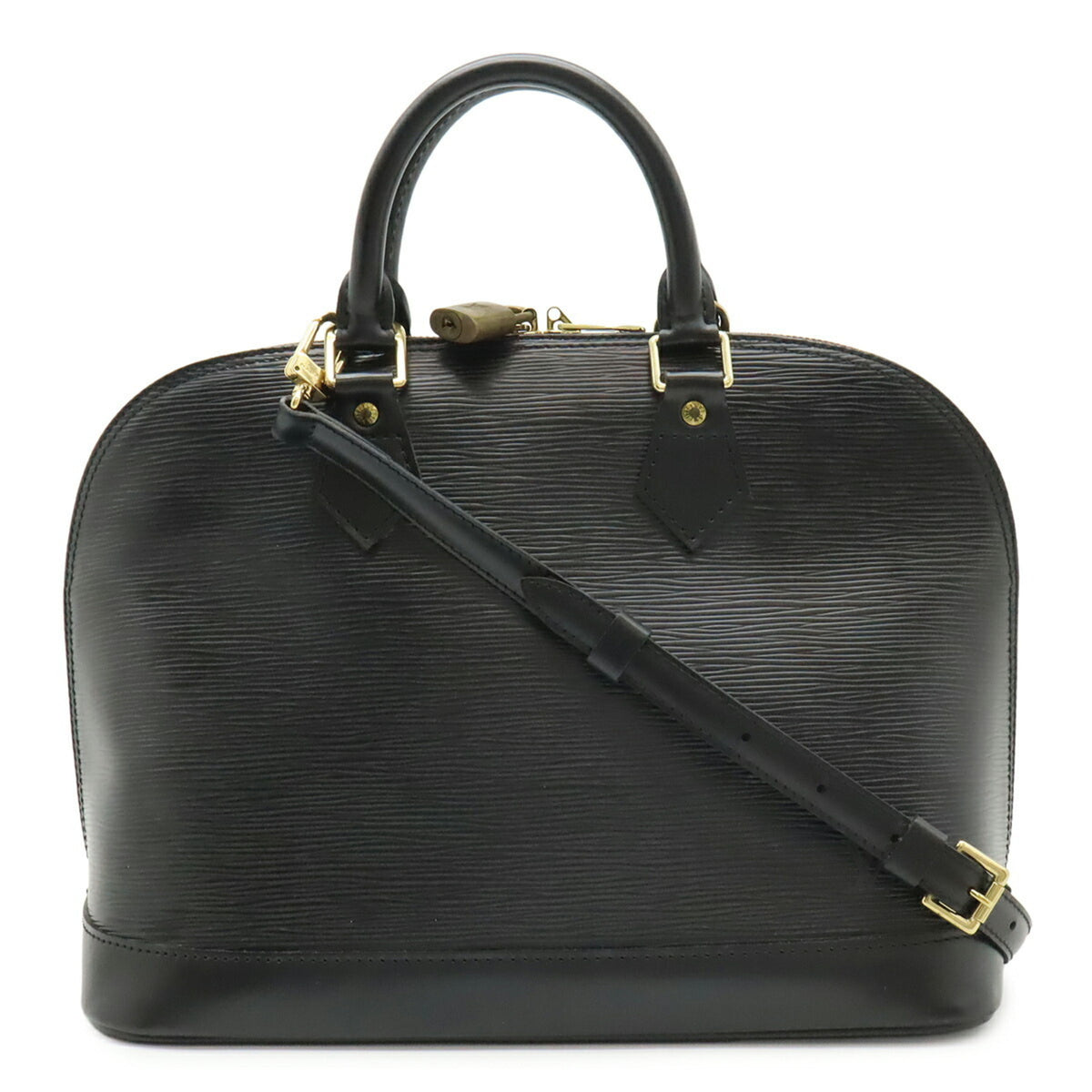 Louis Vuitton Black Noir Epi Leather Handbag (Pre-Owned)