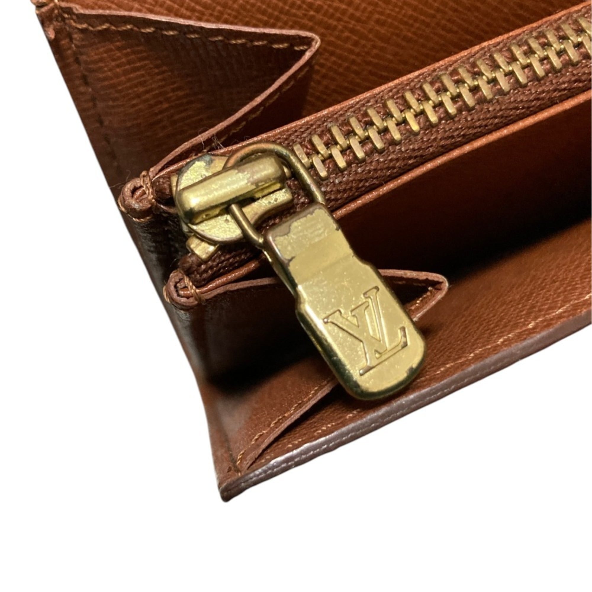 Louis Vuitton Brown Monogram Monogram Long Wallet (Bi-Fold) (Pre-Owned)
