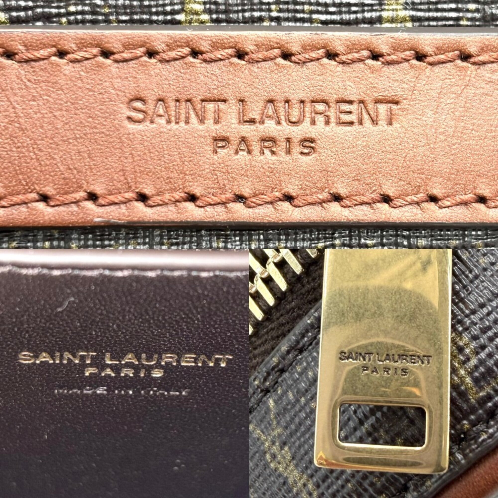 Saint Laurent Brown Leather Shoulder Bag (Pre-Owned)