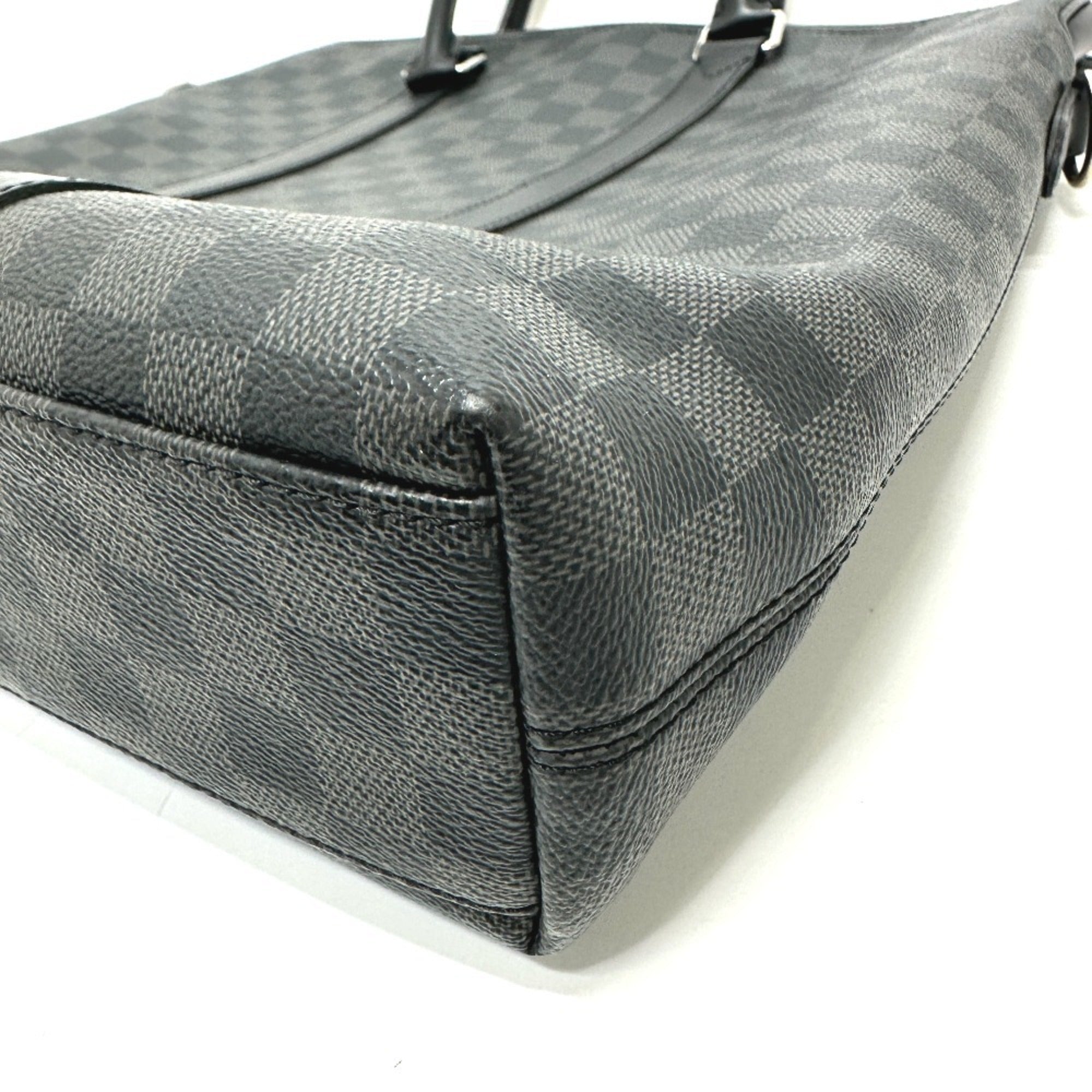 Louis Vuitton Damier Graphite Black Galle Damier Graphite Tote Bag (Pre-Owned)