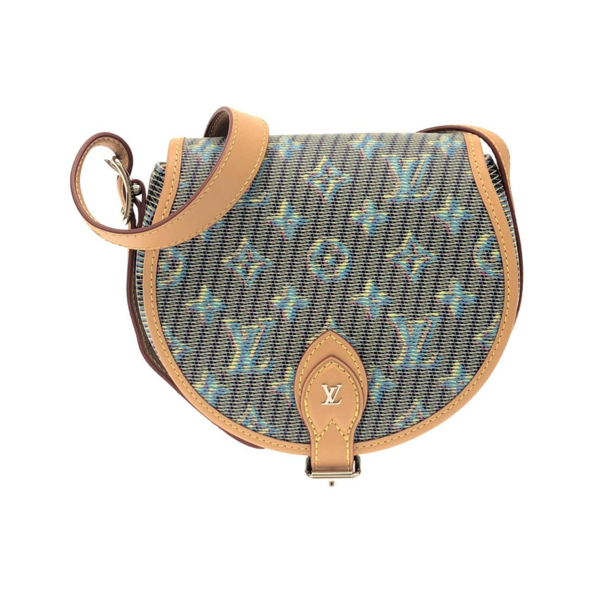 Louis Vuitton Vert Leather Shoulder Bag (Pre-Owned)