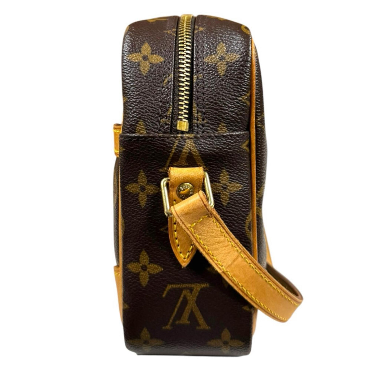 Louis Vuitton Brown Monogram Canvas Shoulder Bag (Pre-Owned)