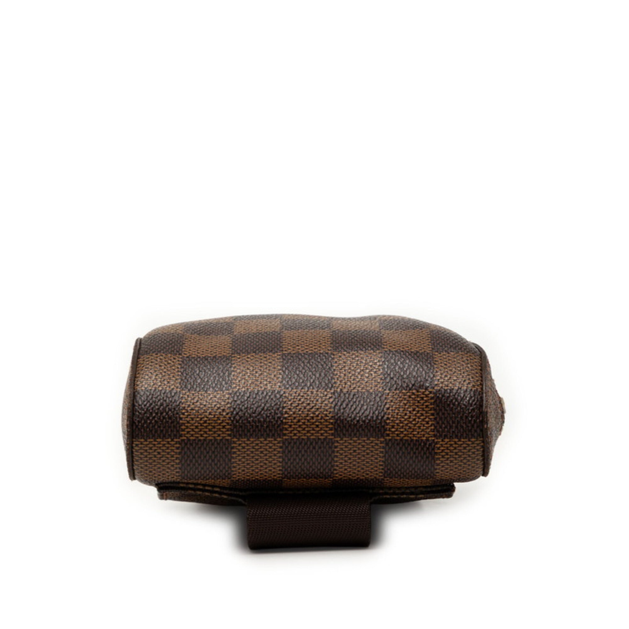 Louis Vuitton Brown Damier Canvas Pvc Leather Sling Bag (Pre-Owned)