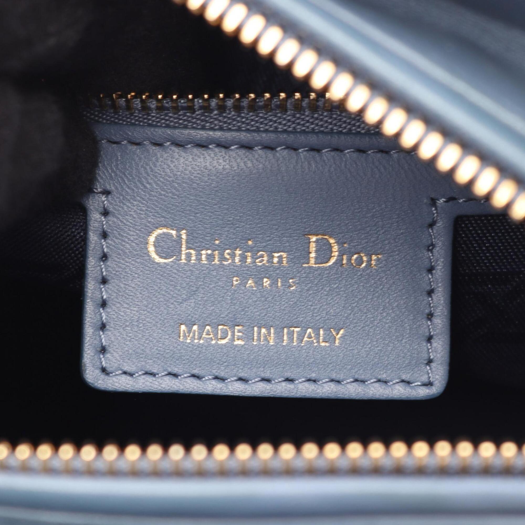 Christian Dior Blue Leather Handbag (Pre-Owned)