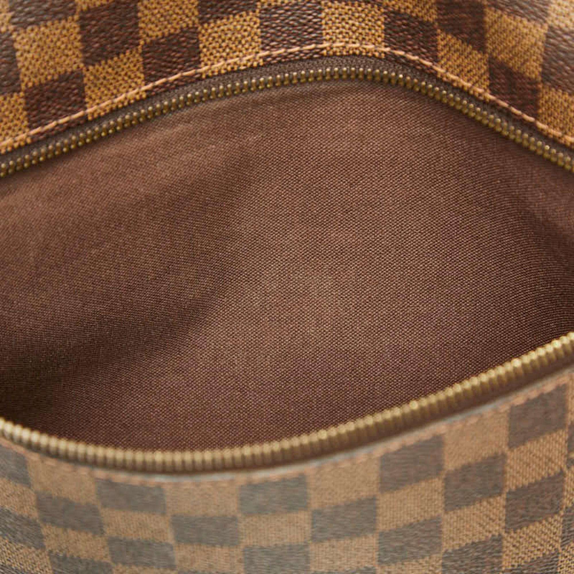 Louis Vuitton Brown Pvc Leather Messenger Bag Shoulder Bag (Pre-Owned)