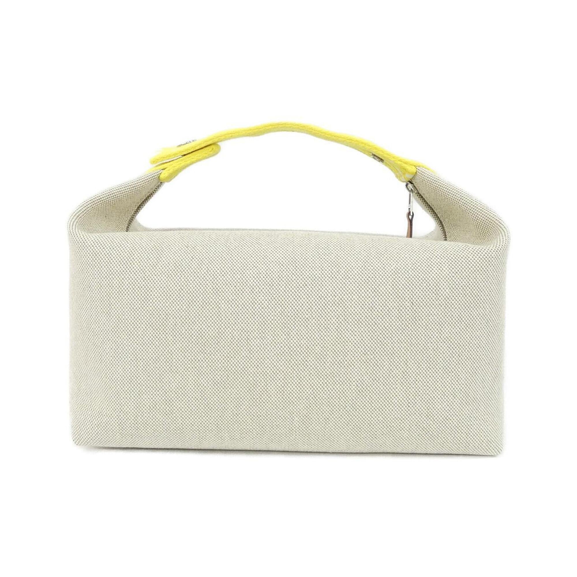 Hermes Beige Canvas Handbag Pouch (Pre-Owned)