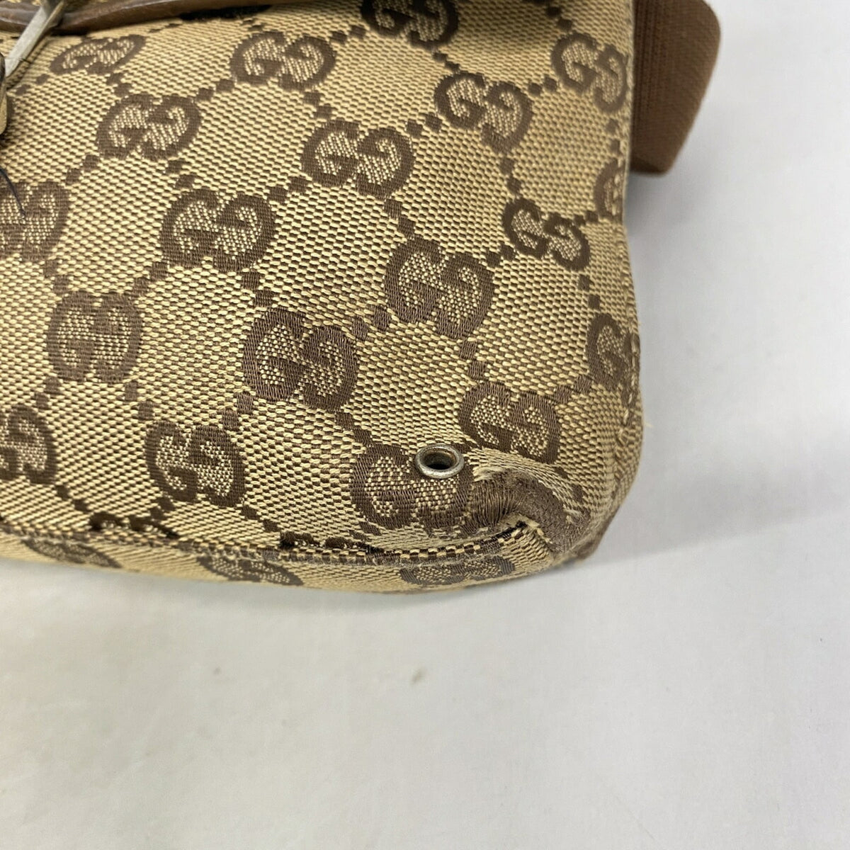Gucci Brown Canvas Fanny Pack (Pre-Owned)