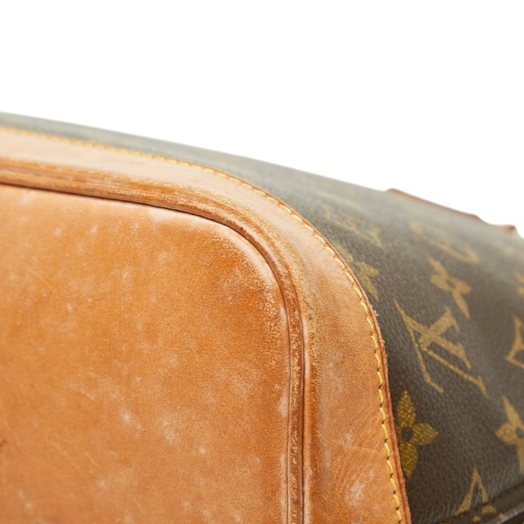 Louis Vuitton Brown Pvc Leather Handbag (Pre-Owned)