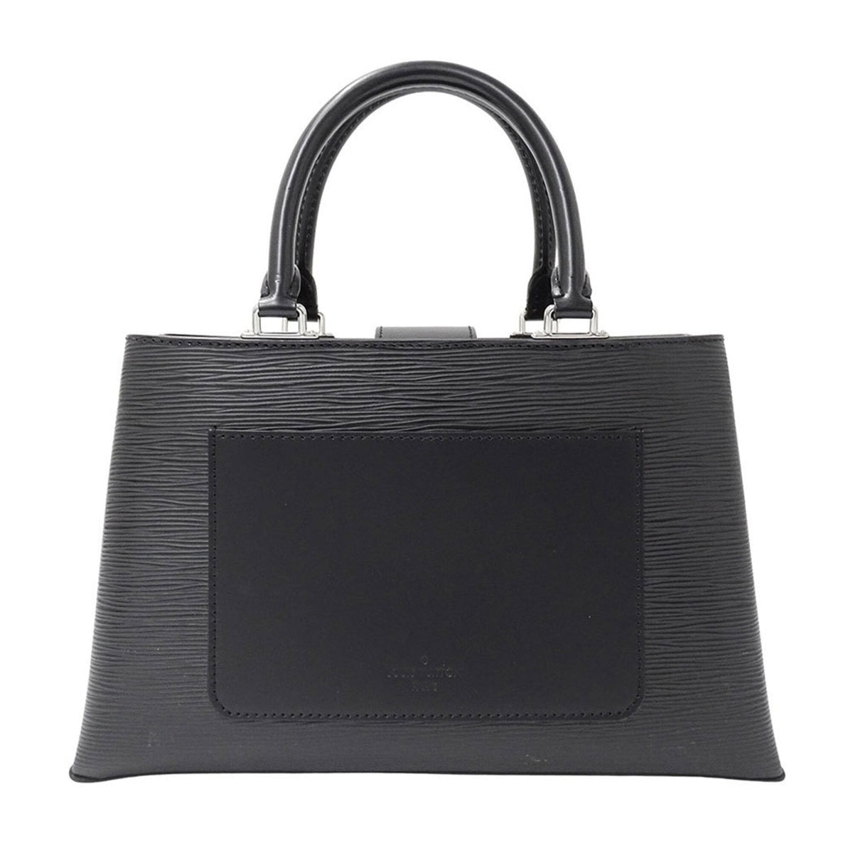Louis Vuitton Black Noir Epi Leather Handbag Shoulder Bag (Pre-Owned)