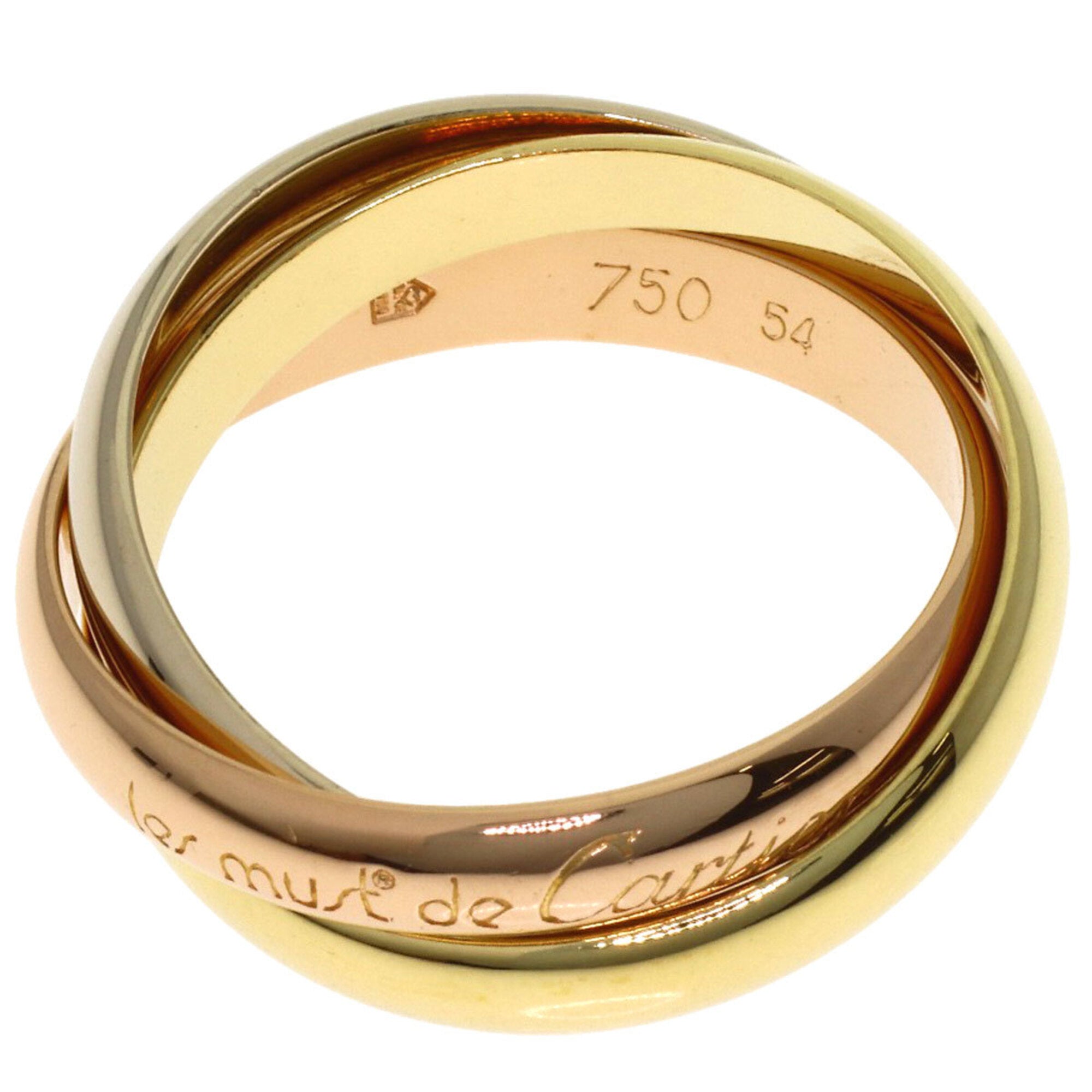 Cartier Yellow Gold (18K) Pink Gold (18K) White Gold (18K) Band Ring (Pre-Owned)