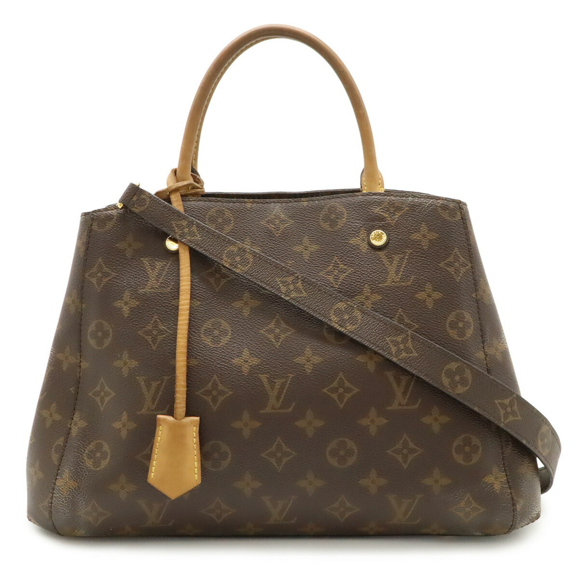 Louis Vuitton Brown Monogram White Monogram Handbag Shoulder Bag (Pre-Owned)