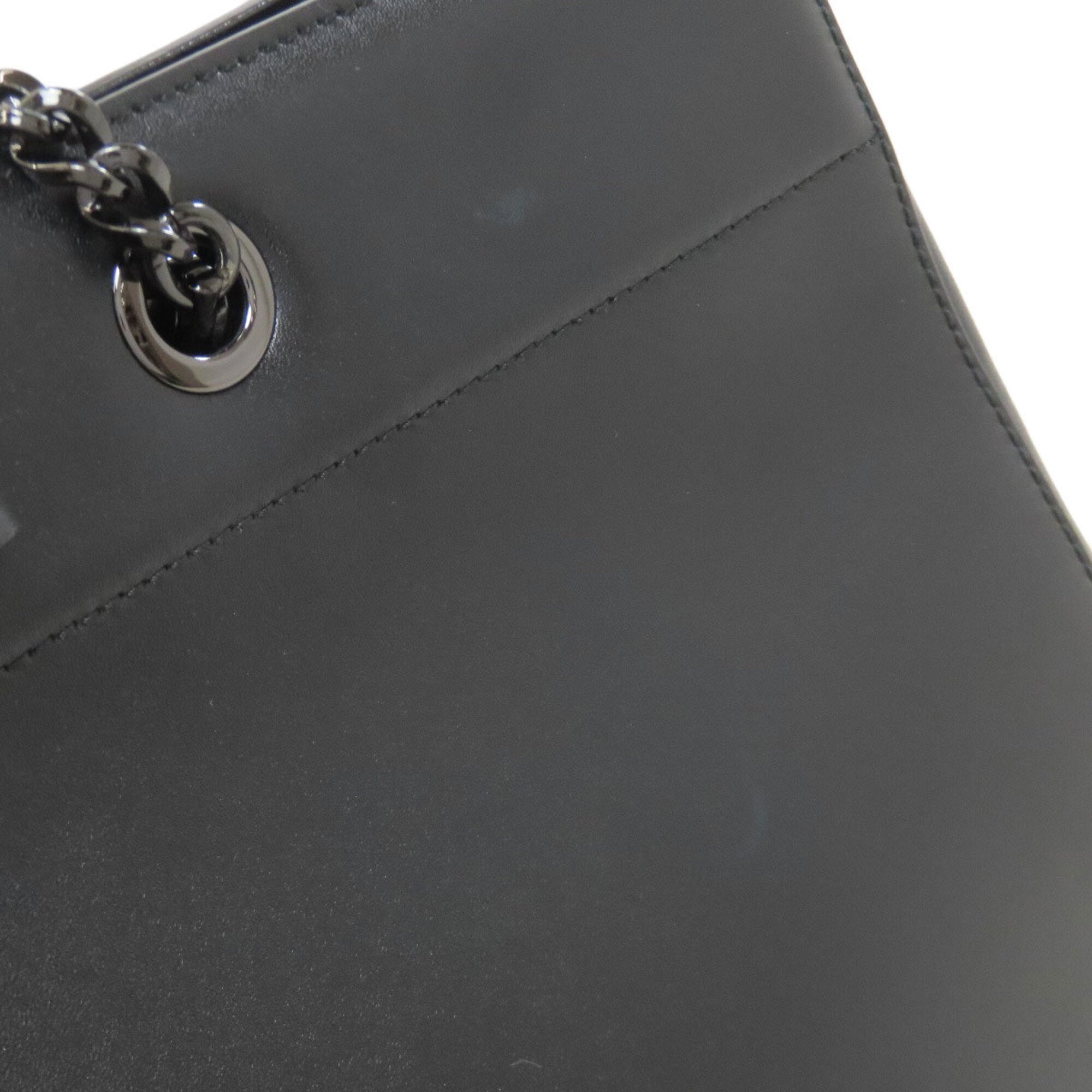 Salvatore Ferragamo Black Leather Tote Bag (Pre-Owned)
