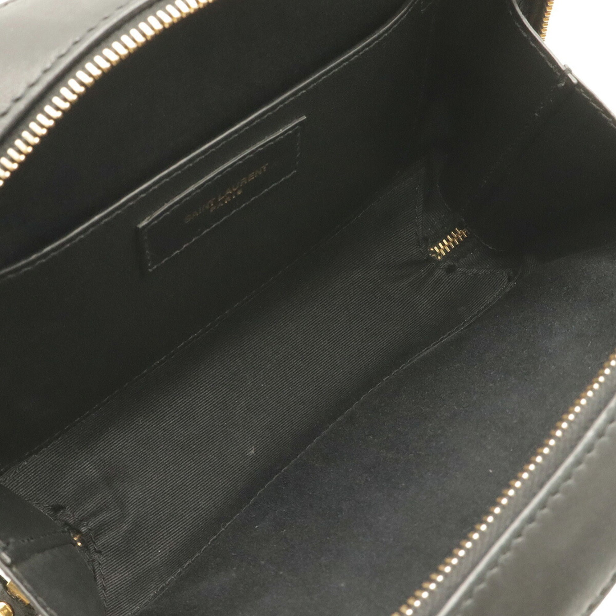 Yves Saint Laurent Black Leather Shoulder Bag (Pre-Owned)