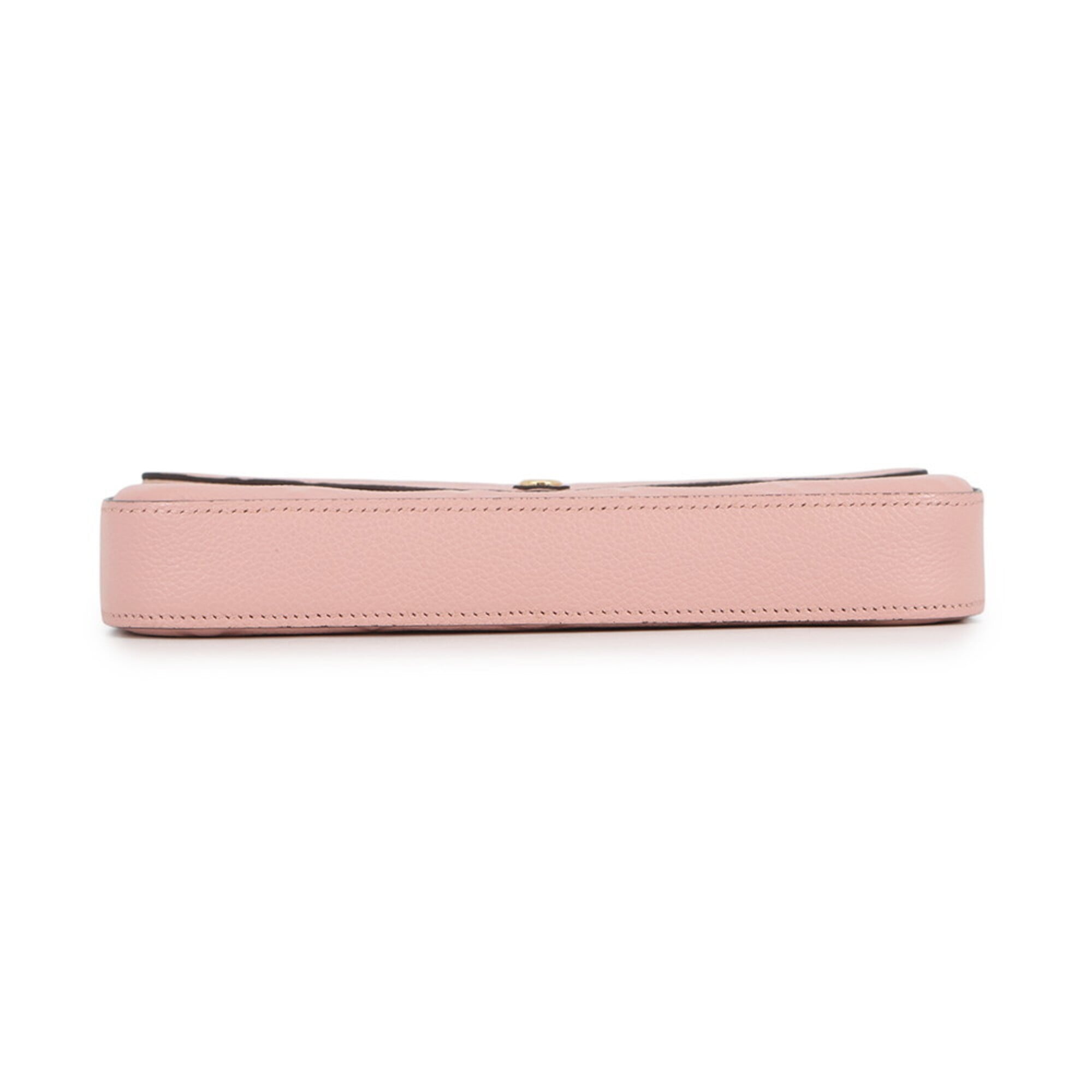 Louis Vuitton Monogram Empreinte Rose Poudre Monogram Empreinte Chain/Shoulder Wallet (Pre-Owned)