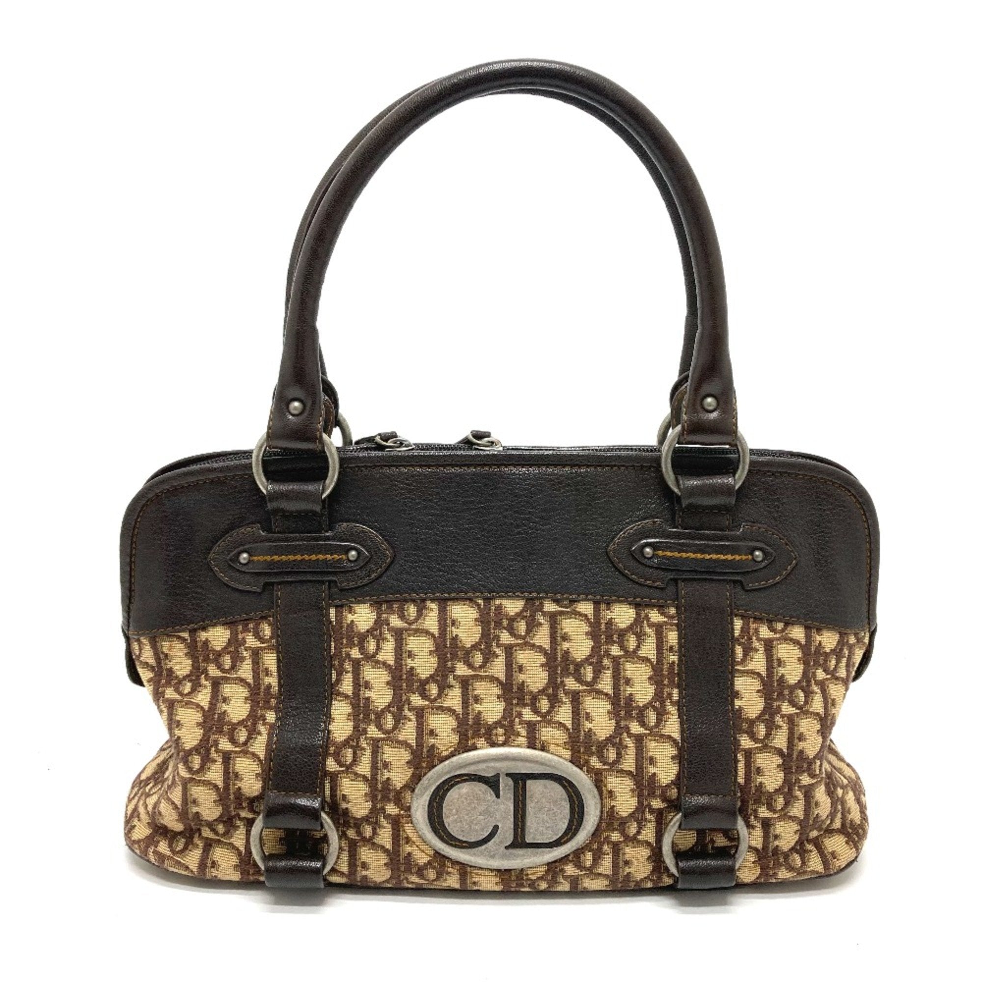 Christian Dior Brown Leather Handbag (Pre-Owned)