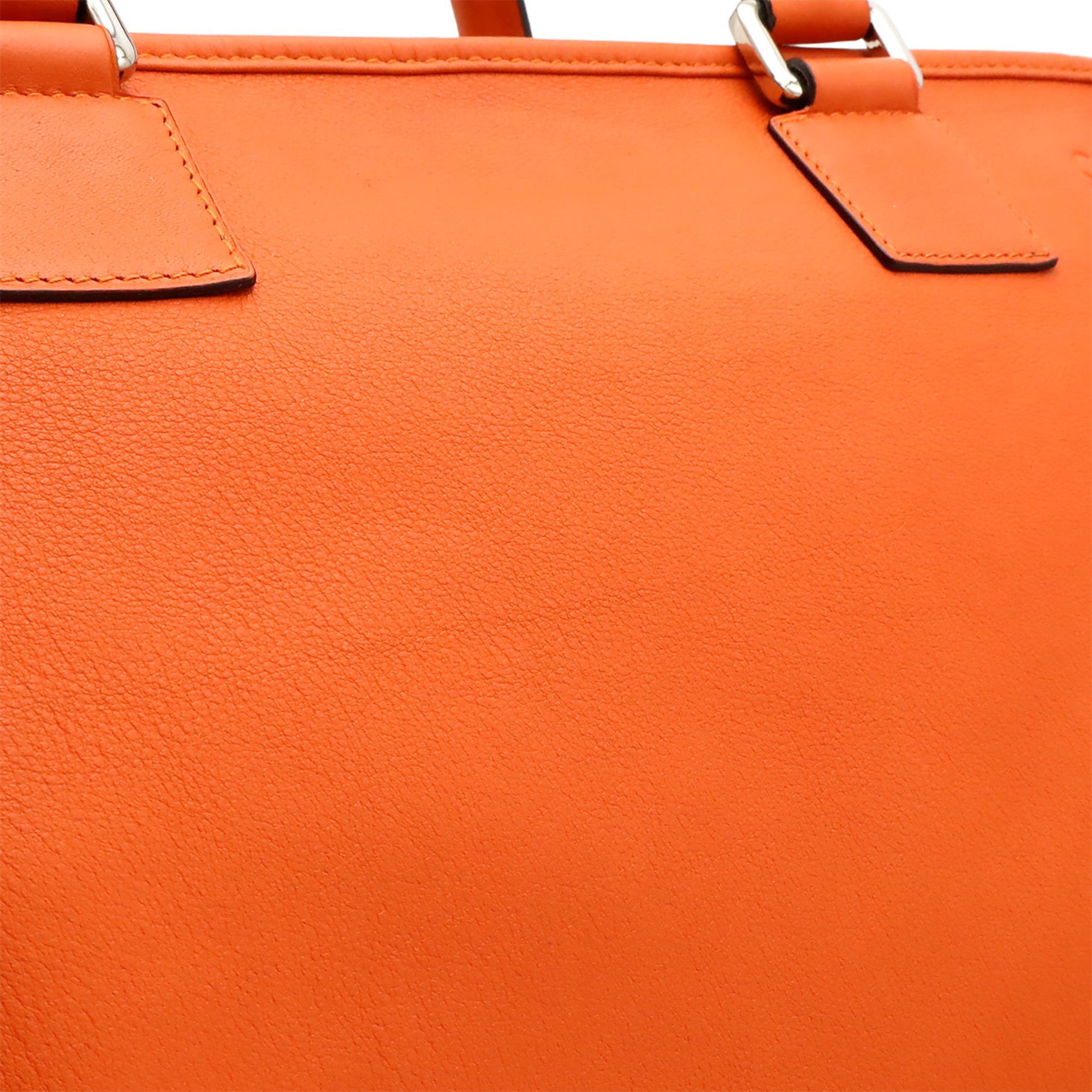 Loewe Orange Leather Handbag Shoulder Bag (Pre-Owned)