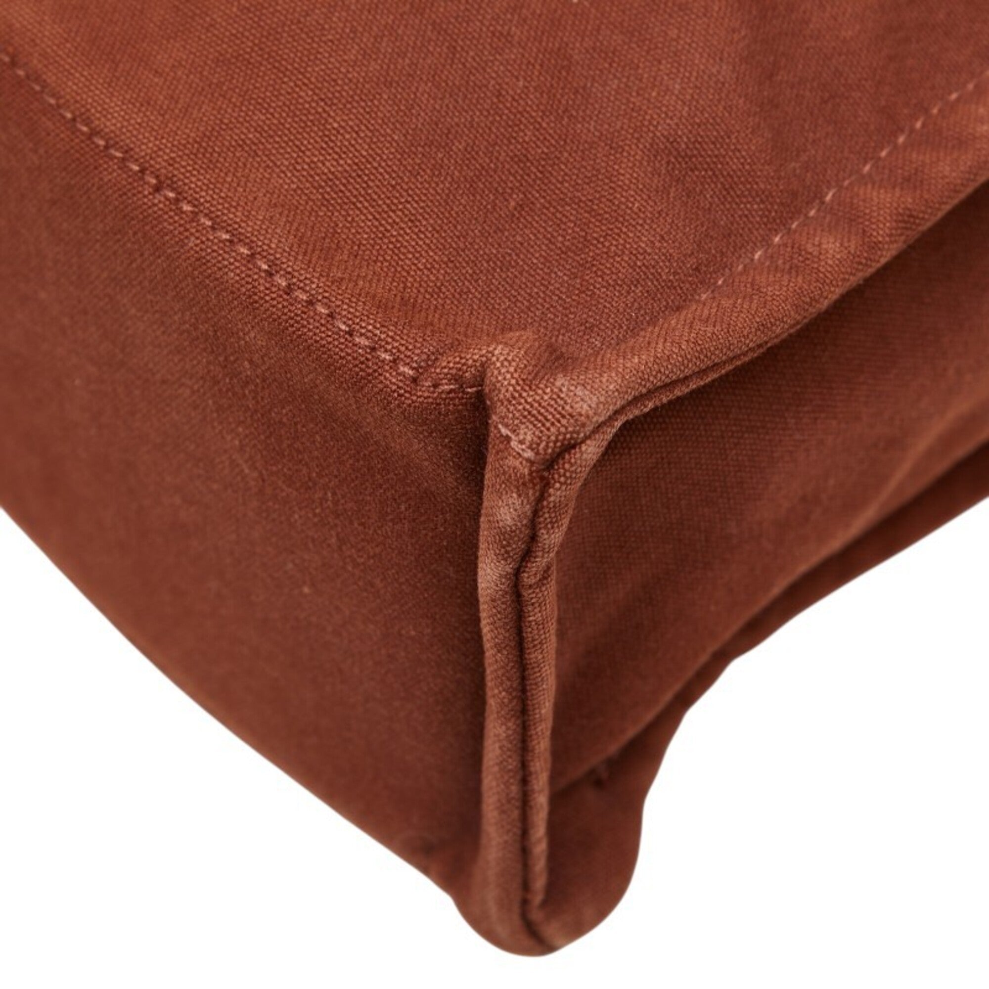 Hermes Brown Canvas Tote Bag (Pre-Owned)