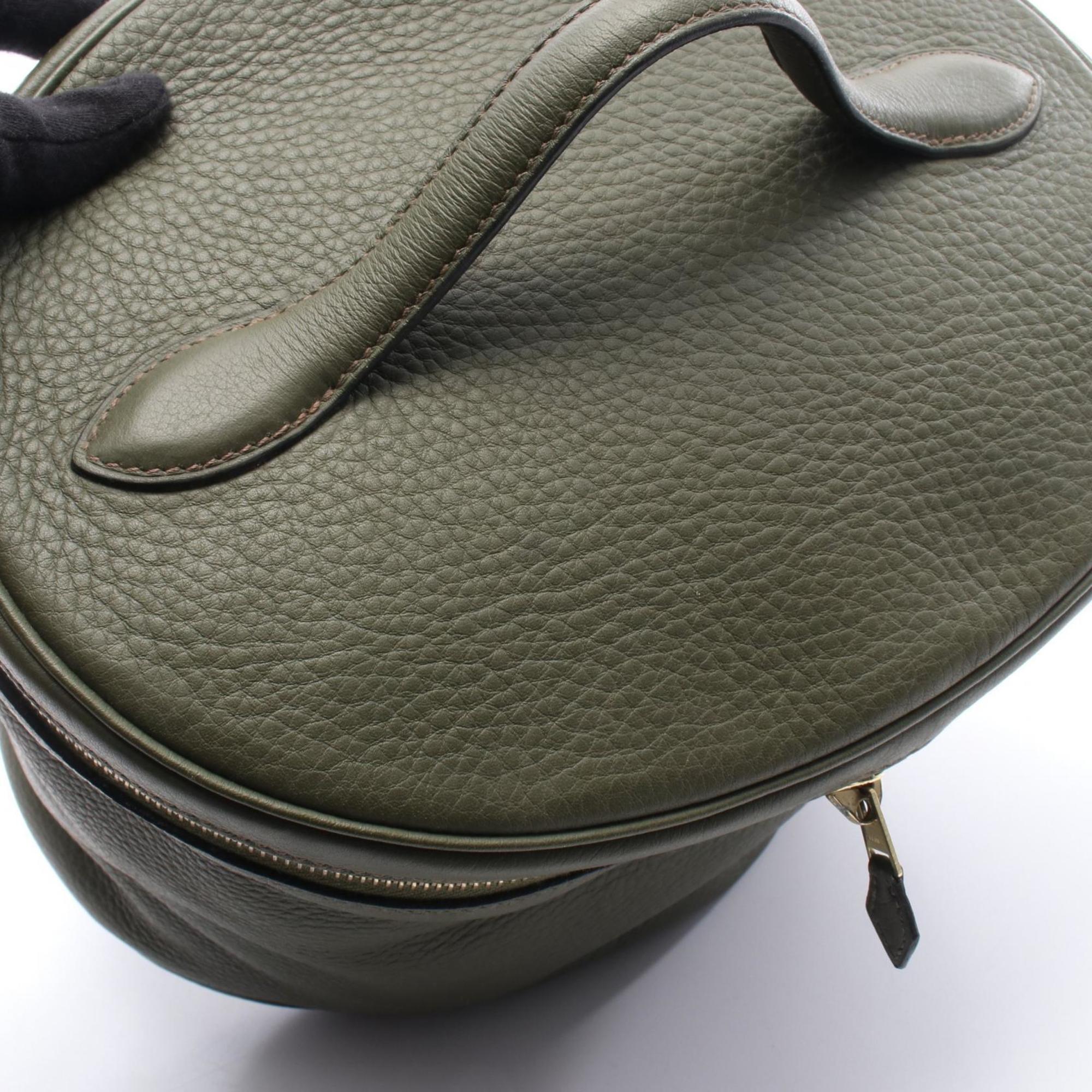 Hermes Intercity Khaki Taurillon Clemence Leather Handbag (Pre-Owned)