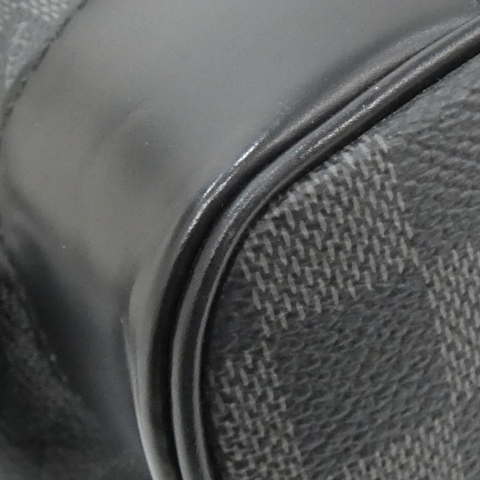 Louis Vuitton Graphite Coated Canvas Backpack (Pre-Owned)