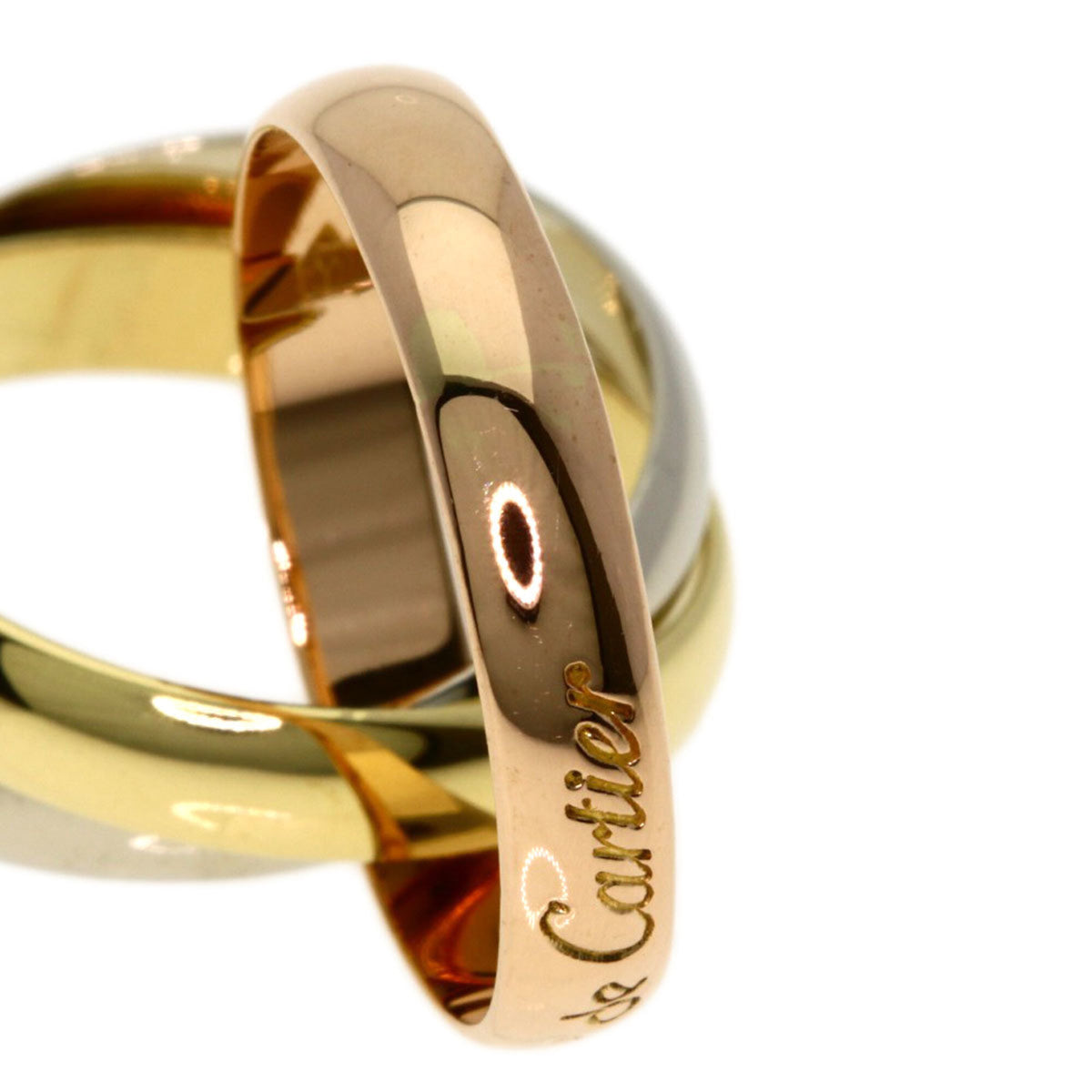 Cartier Trinity Yellow Gold (18K) Pink Gold (18K) White Gold (18K) Band Ring (Pre-Owned)